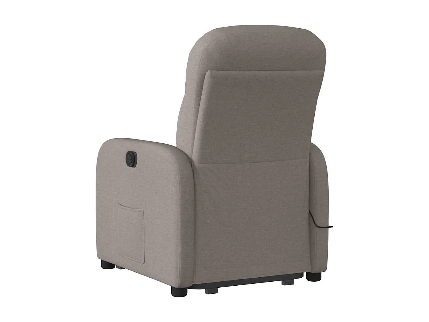 Fauteuil inclinable-Chaise de relax-Fauteuil de Massage Taupe Tissu SHL3033