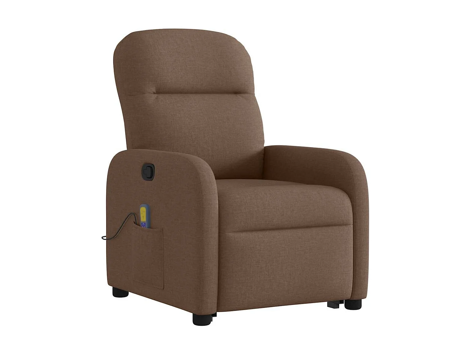 Massagesessel mit Aufstehhilfe | Relaxsessel Braun Stoff SHL95678