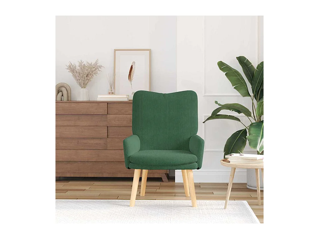 Sillón de relax | Silla Relax | Sillón de salón Verde selva 63x67x94 cm tela SHL8800