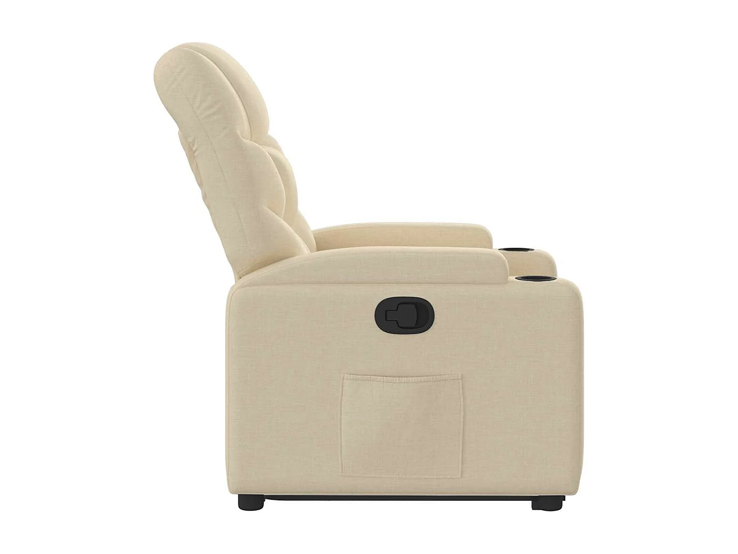 Sillón de relax | Sillón reclinable elevable de tela color crema SHL4846