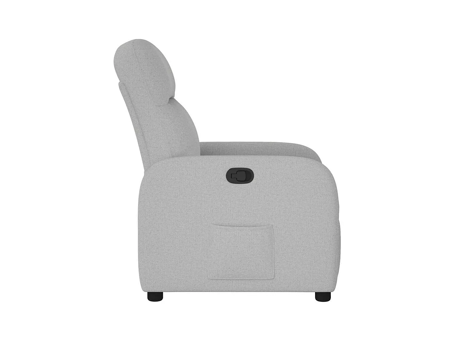 Fauteuil inclinable-Chaise de relax-Fauteuil TV gris nuage tissu SHL4108
