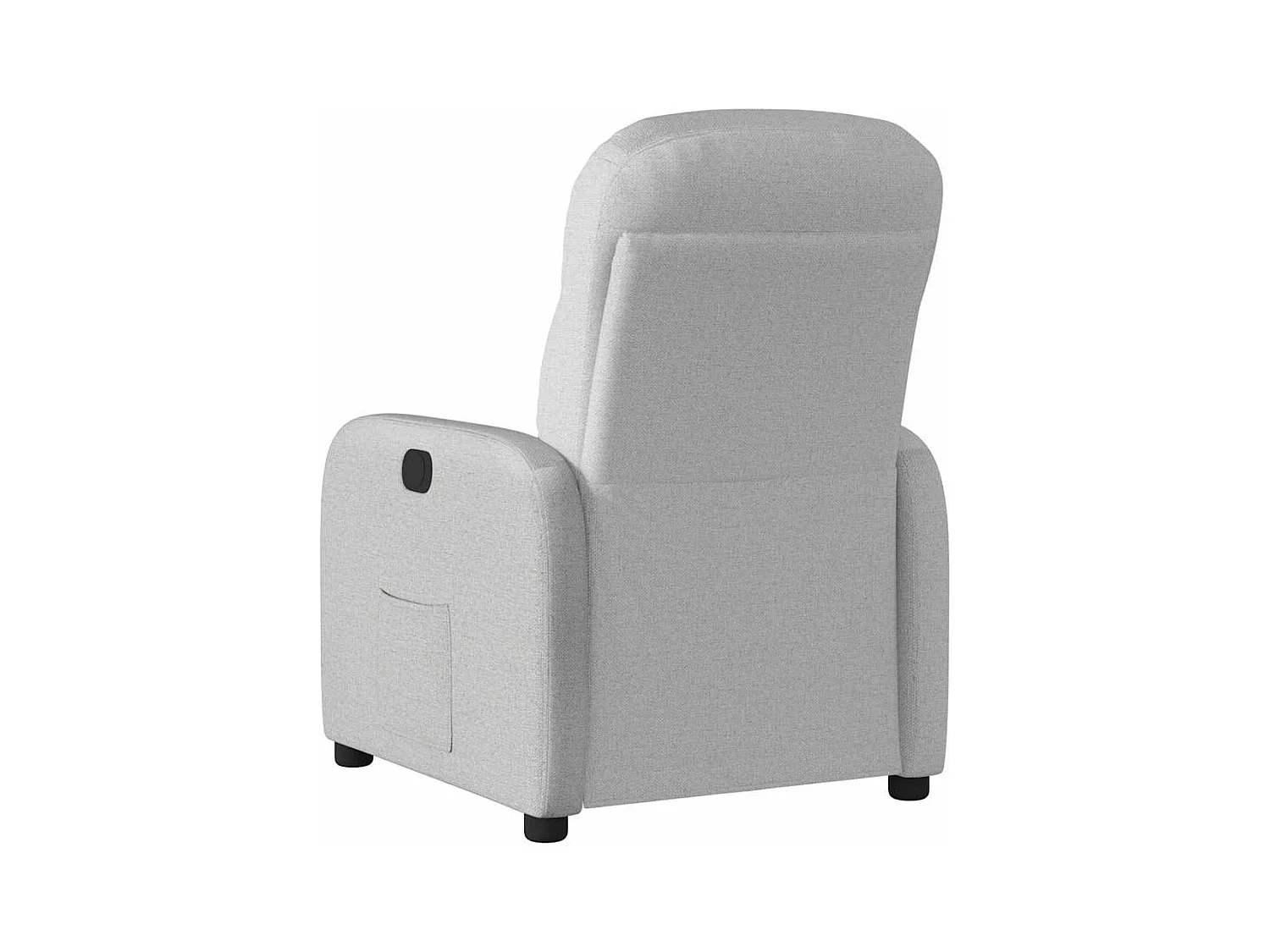 Fauteuil inclinable-Chaise de relax-Fauteuil TV gris nuage tissu SHL4108