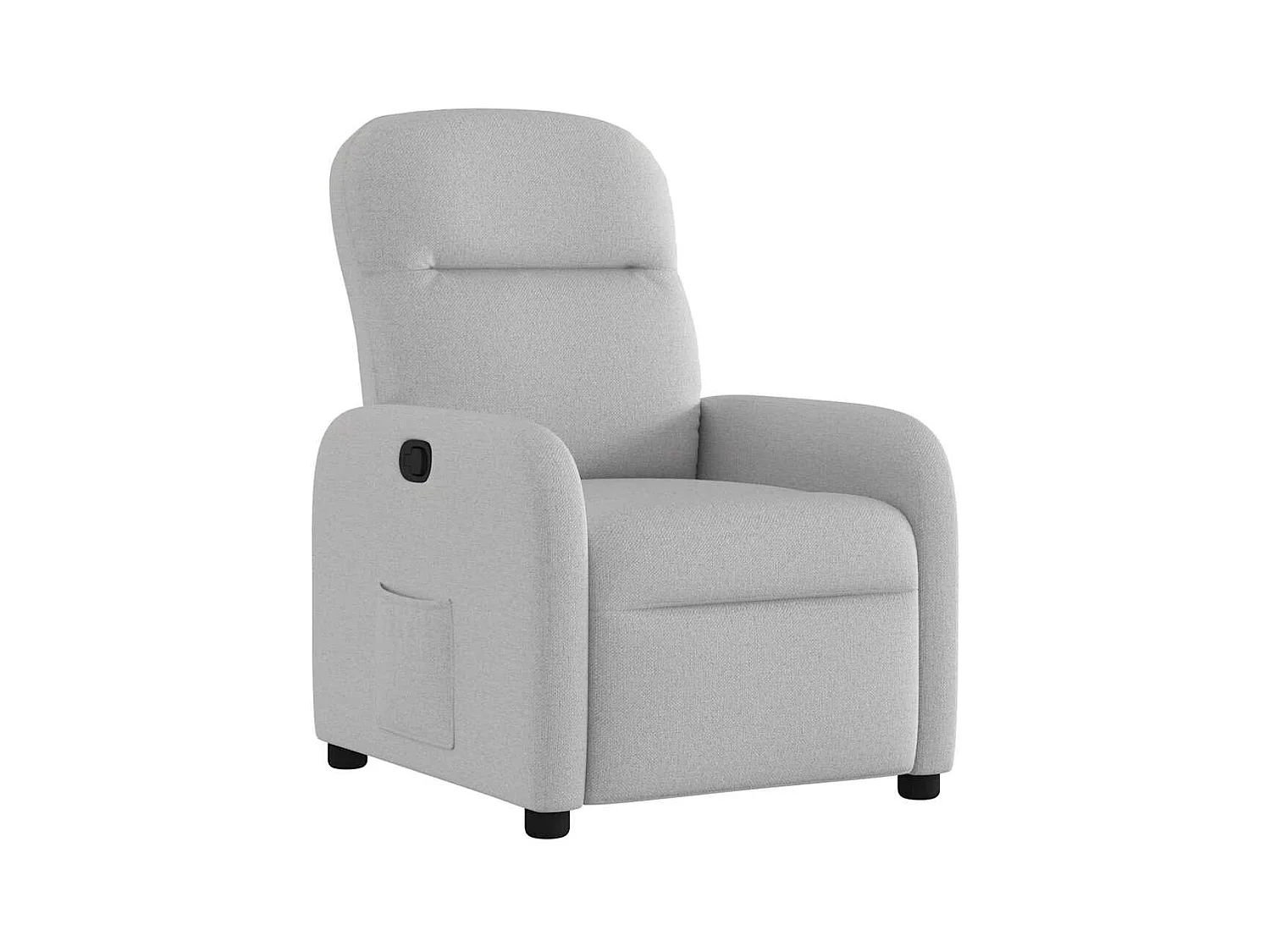 Fauteuil inclinable-Chaise de relax-Fauteuil TV gris nuage tissu SHL4108