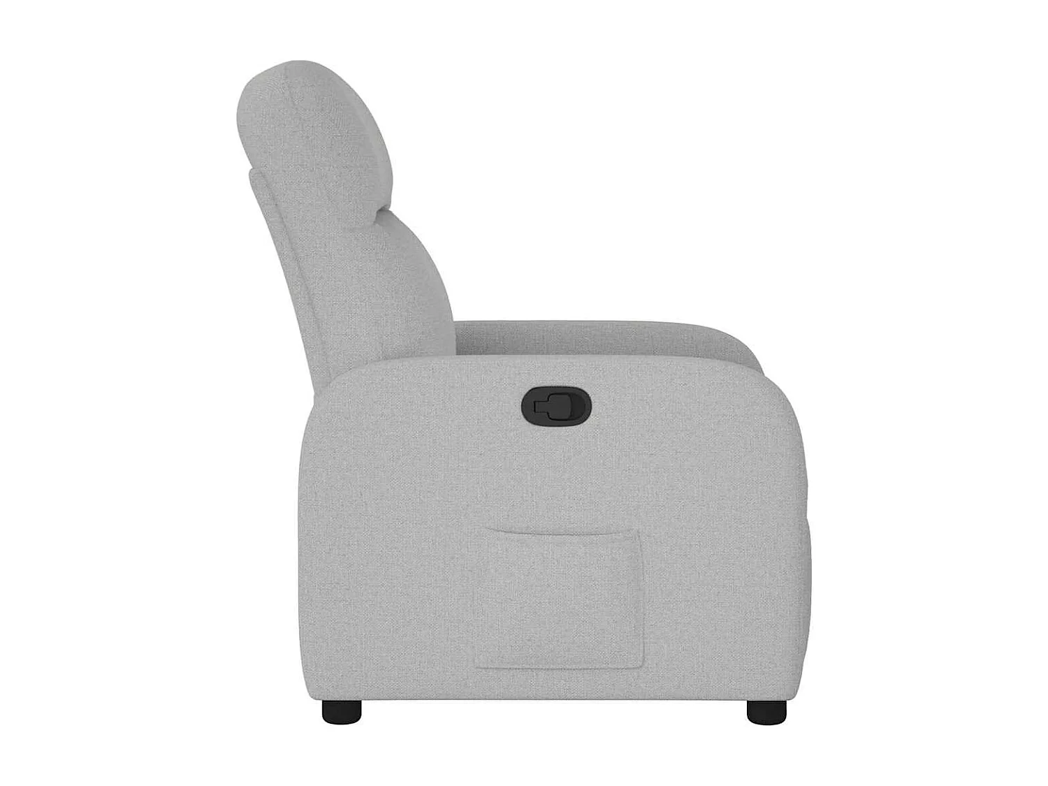 Fauteuil inclinable-Chaise de relax-Fauteuil TV gris nuage tissu SHL4108