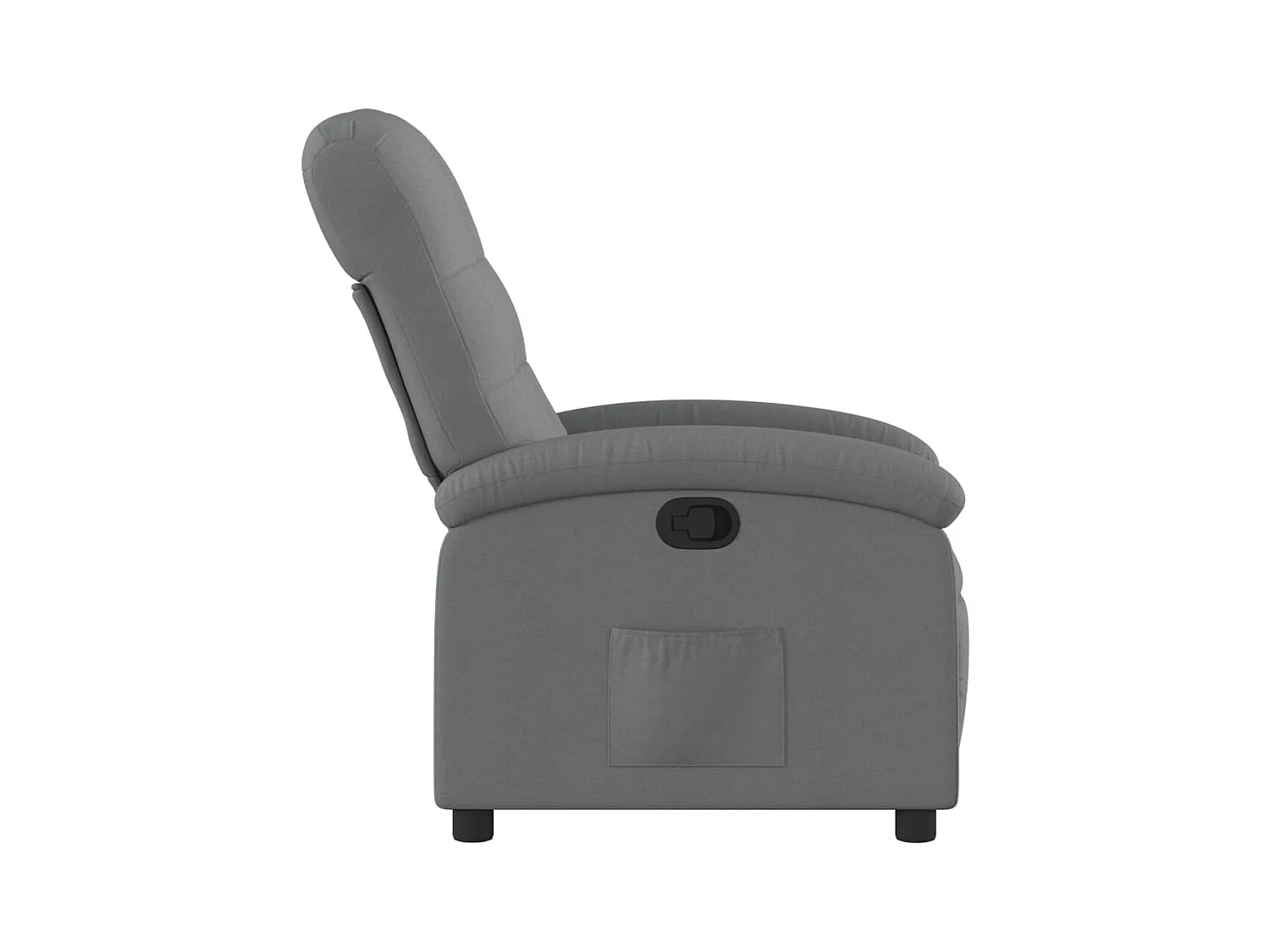 Sillón de relax | Silla | Sillón reclinable de tela gris oscuro SHL5054