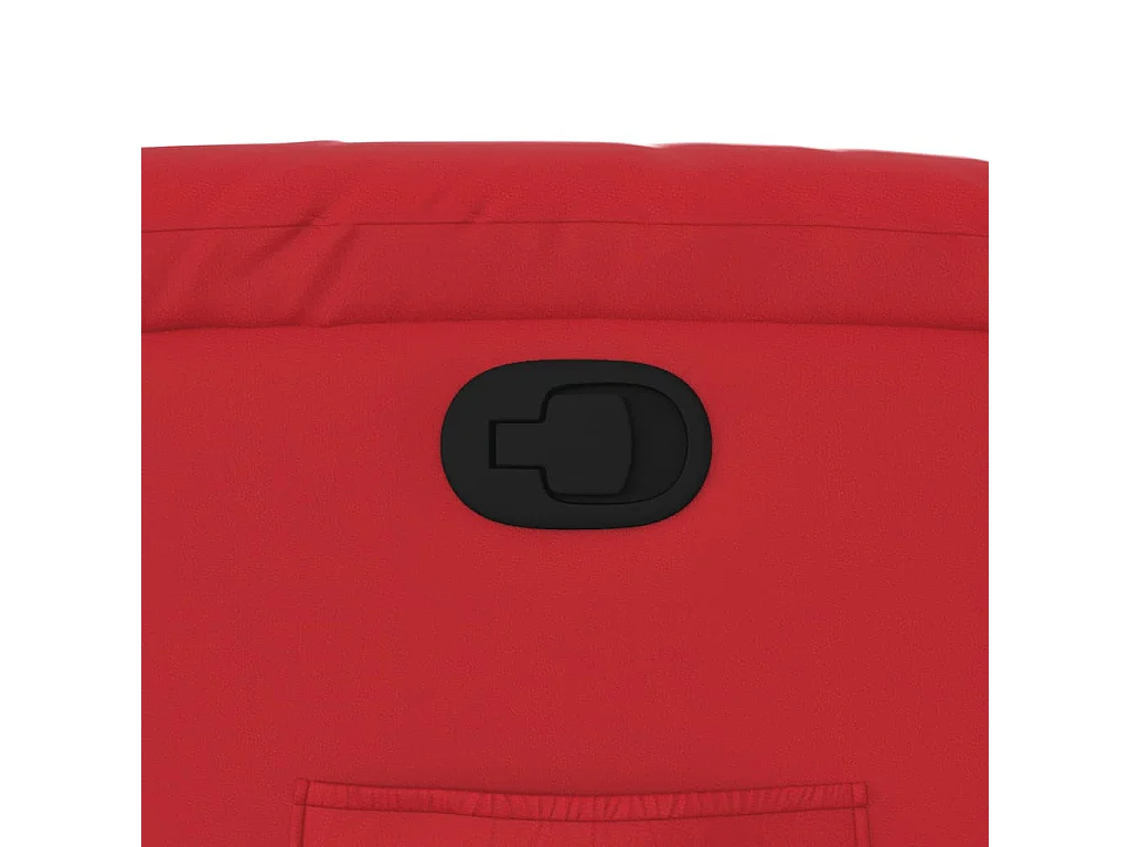 Relaxsessel | Lounge Sessel für Wohnzimmer Rot Kunstleder SHL85408