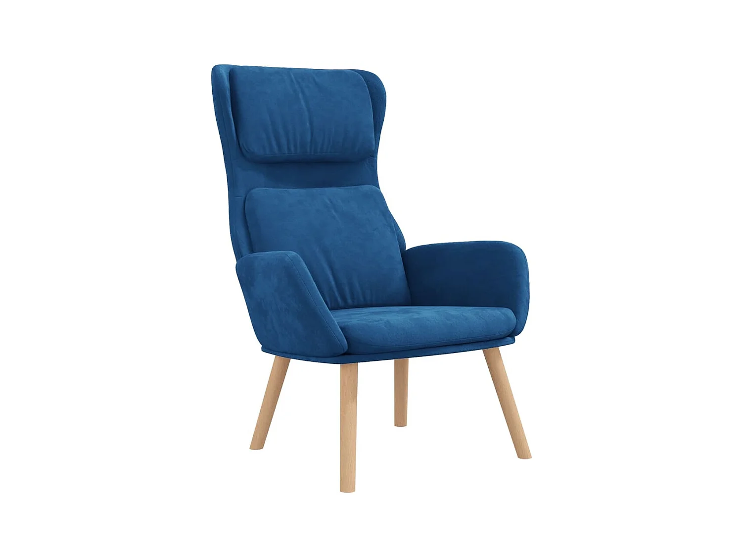 Sillón de relax | Silla de relax de terciopelo azul SHL5401