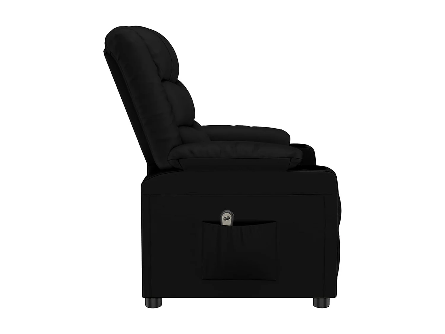 Fauteuil inclinable électrique-Chaise de relax-Fauteuil salon Noir Similicuir SHL3846