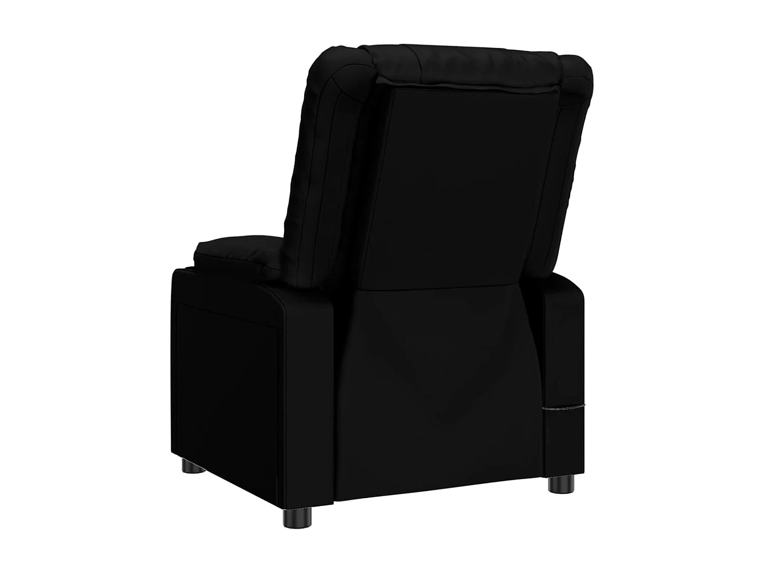 Fauteuil inclinable électrique-Chaise de relax-Fauteuil salon Noir Similicuir SHL3846