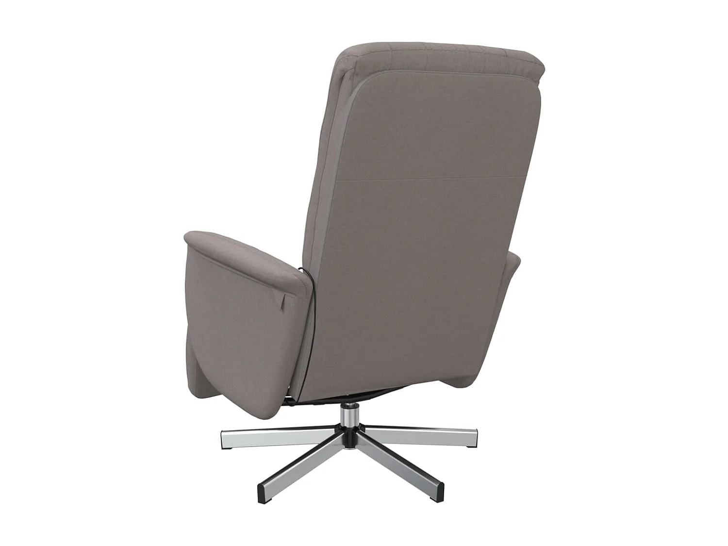 Massagesessel mit Fußteil Taupe Stoff SHL95949