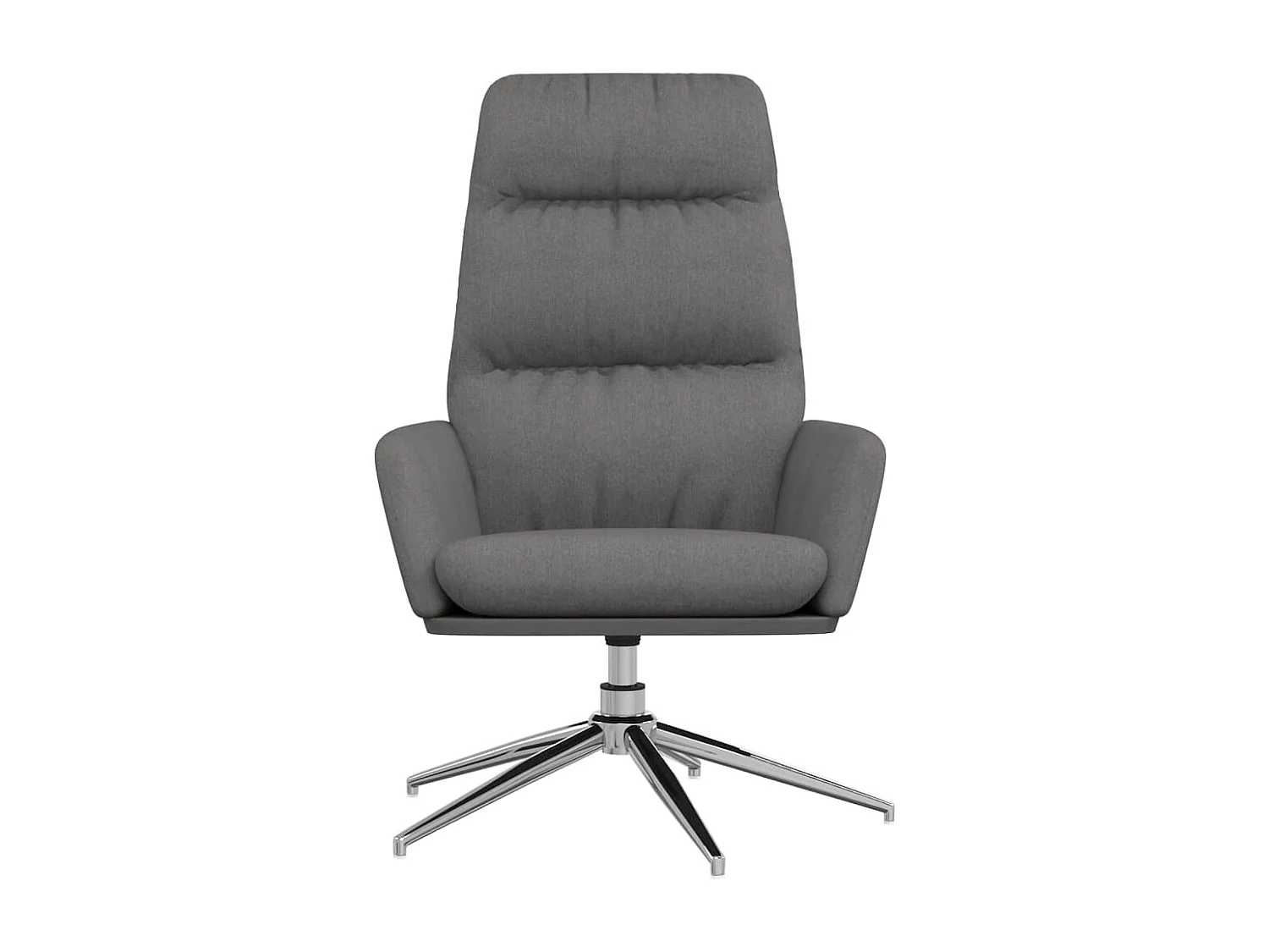 Chaise de relaxation-Fauteuil de Salon Gris clair Tissu SHL4197