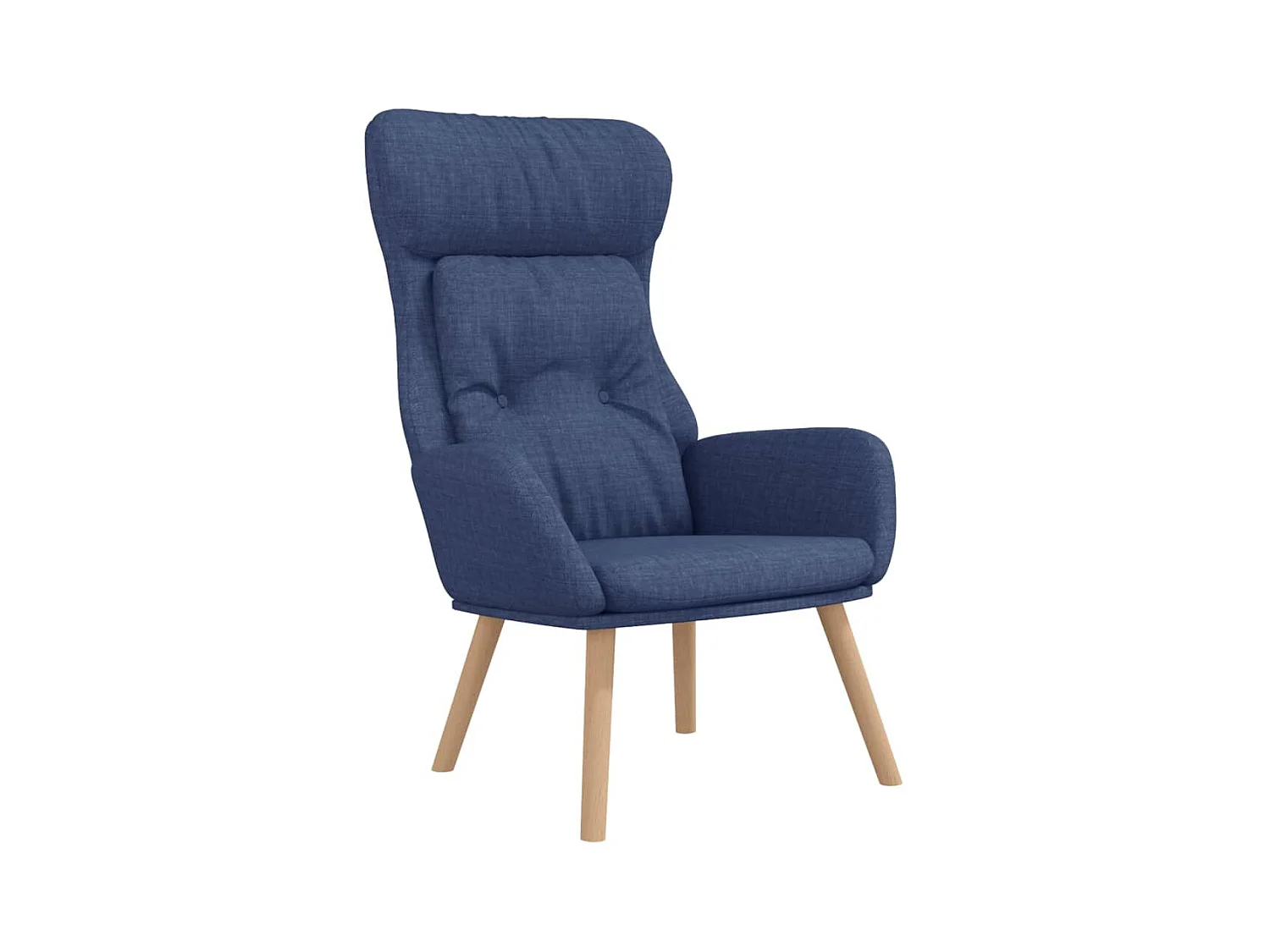 Chaise de relaxation-Fauteuil de Salon Bleu Tissu SHL1353