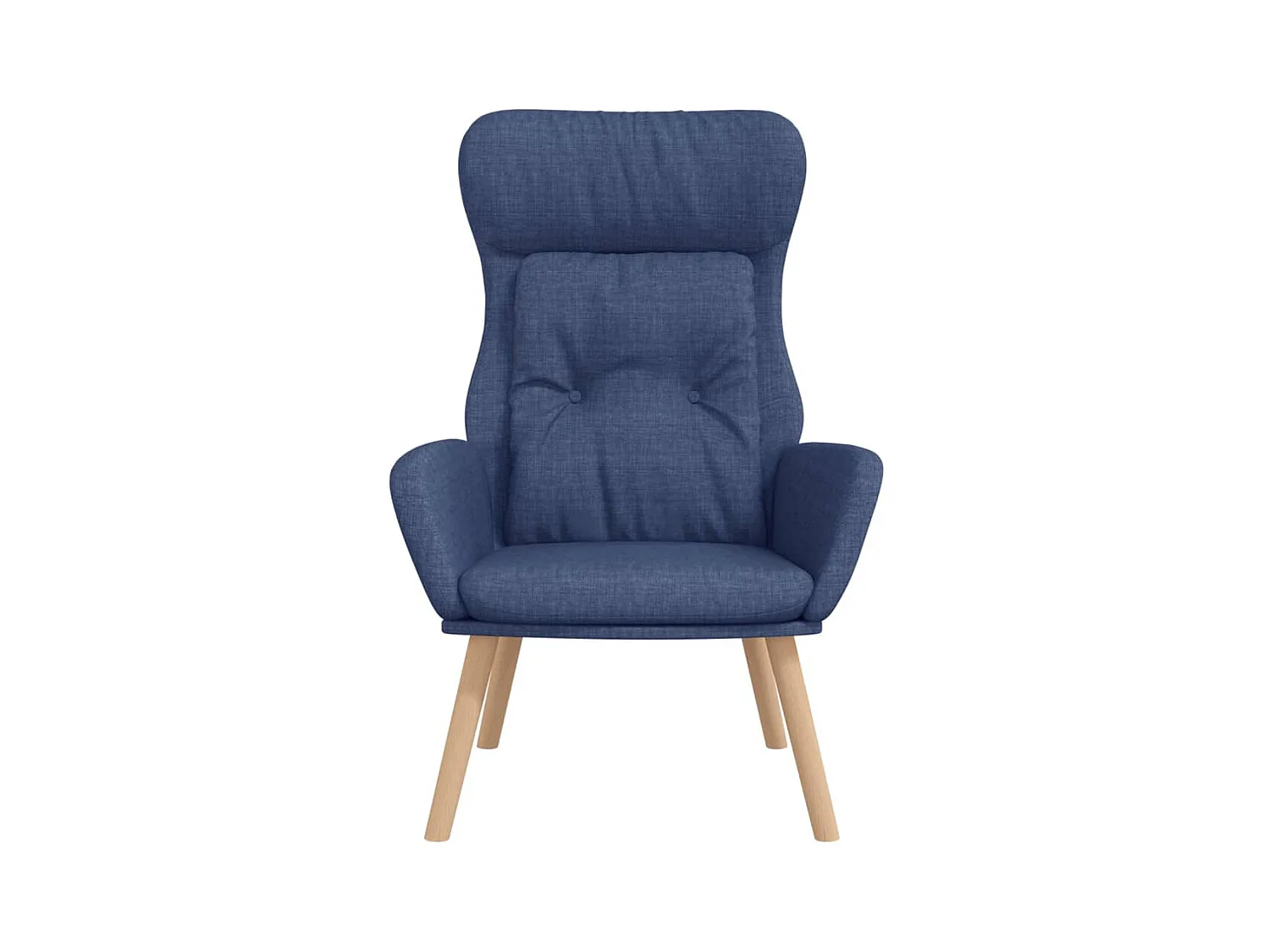 Chaise de relaxation-Fauteuil de Salon Bleu Tissu SHL1353