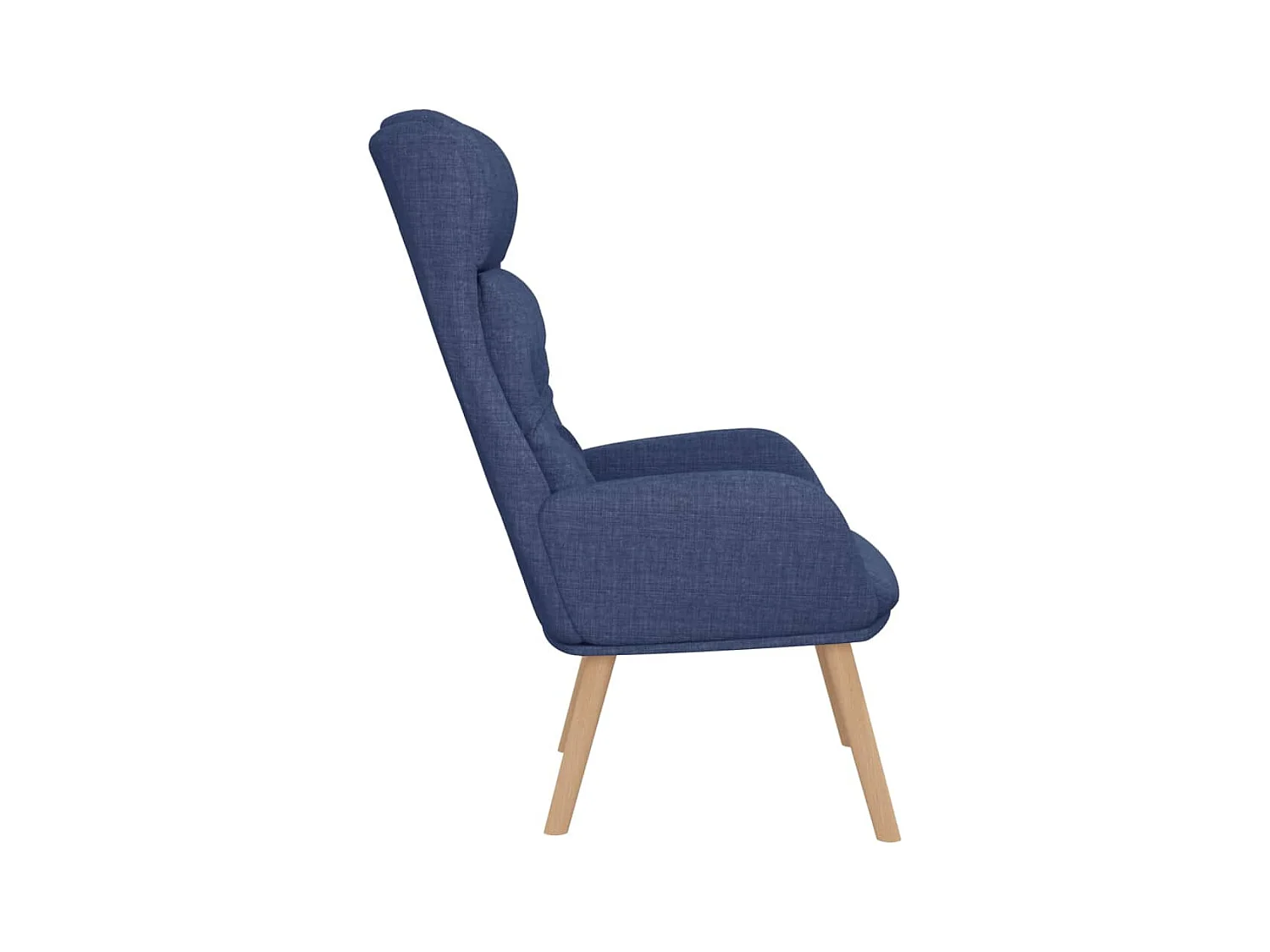 Chaise de relaxation-Fauteuil de Salon Bleu Tissu SHL1353
