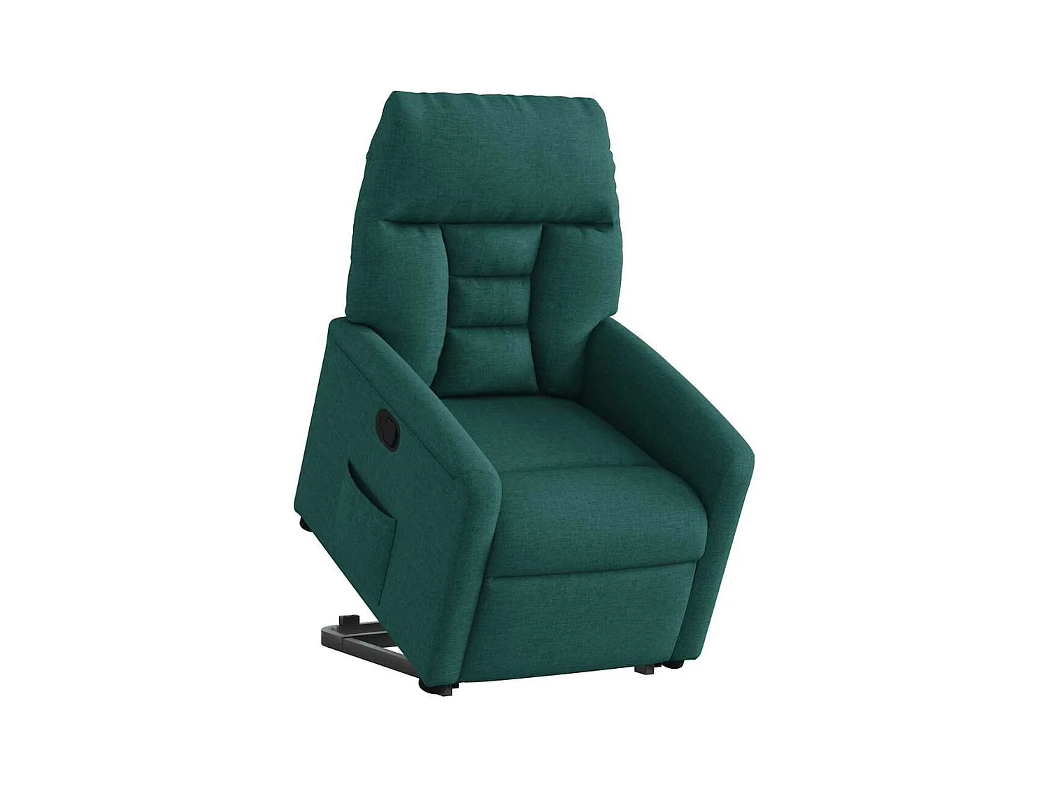 Sillón de relax | Silla | Sillón reclinable elevable tela verde oscuro SHL4660