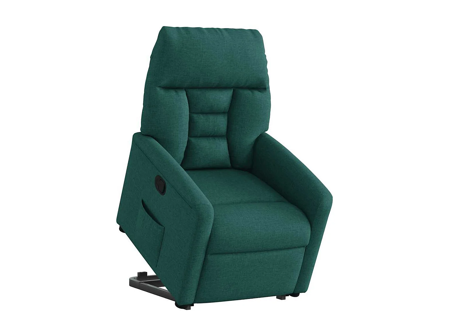 Fauteuil inclinable-Chaise de relax-Fauteuil TV vert foncé tissu SHL3916
