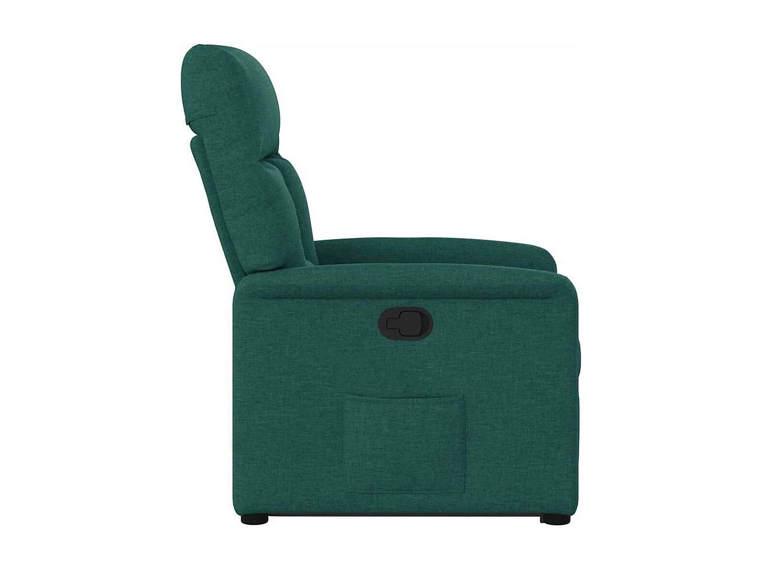 Fauteuil inclinable-Chaise de relax-Fauteuil TV vert foncé tissu SHL3916