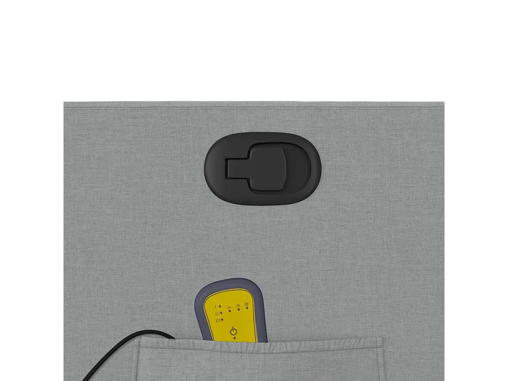 Relaxsessel | Massagesessel Hellgrau Stoff SHL31591