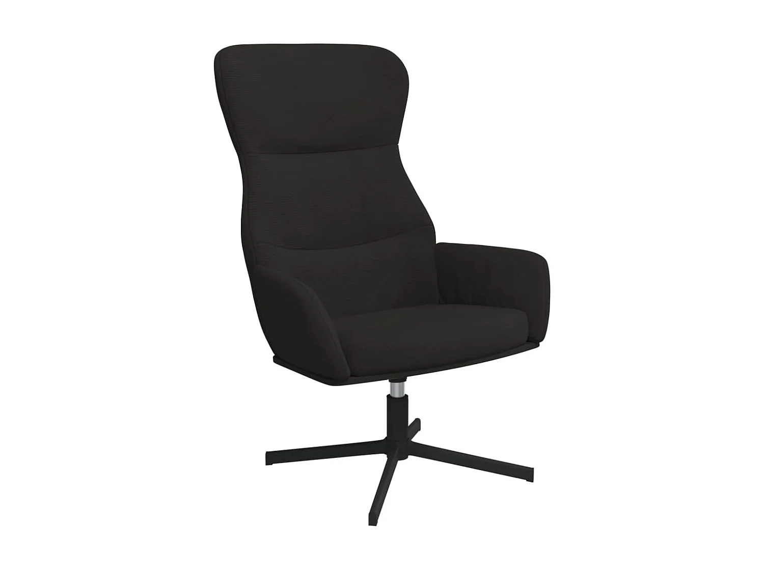 Chaise de relaxation-Fauteuil de Salon Noir Velours SHL4729