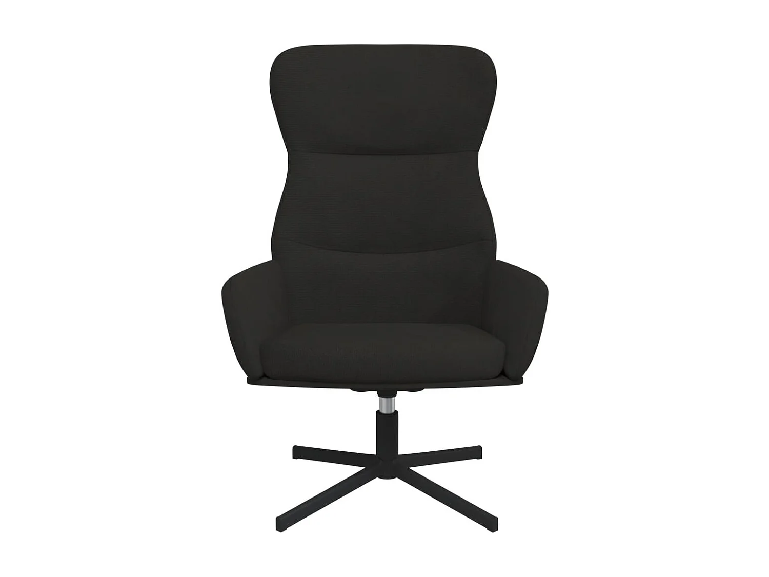 Chaise de relaxation-Fauteuil de Salon Noir Velours SHL4729