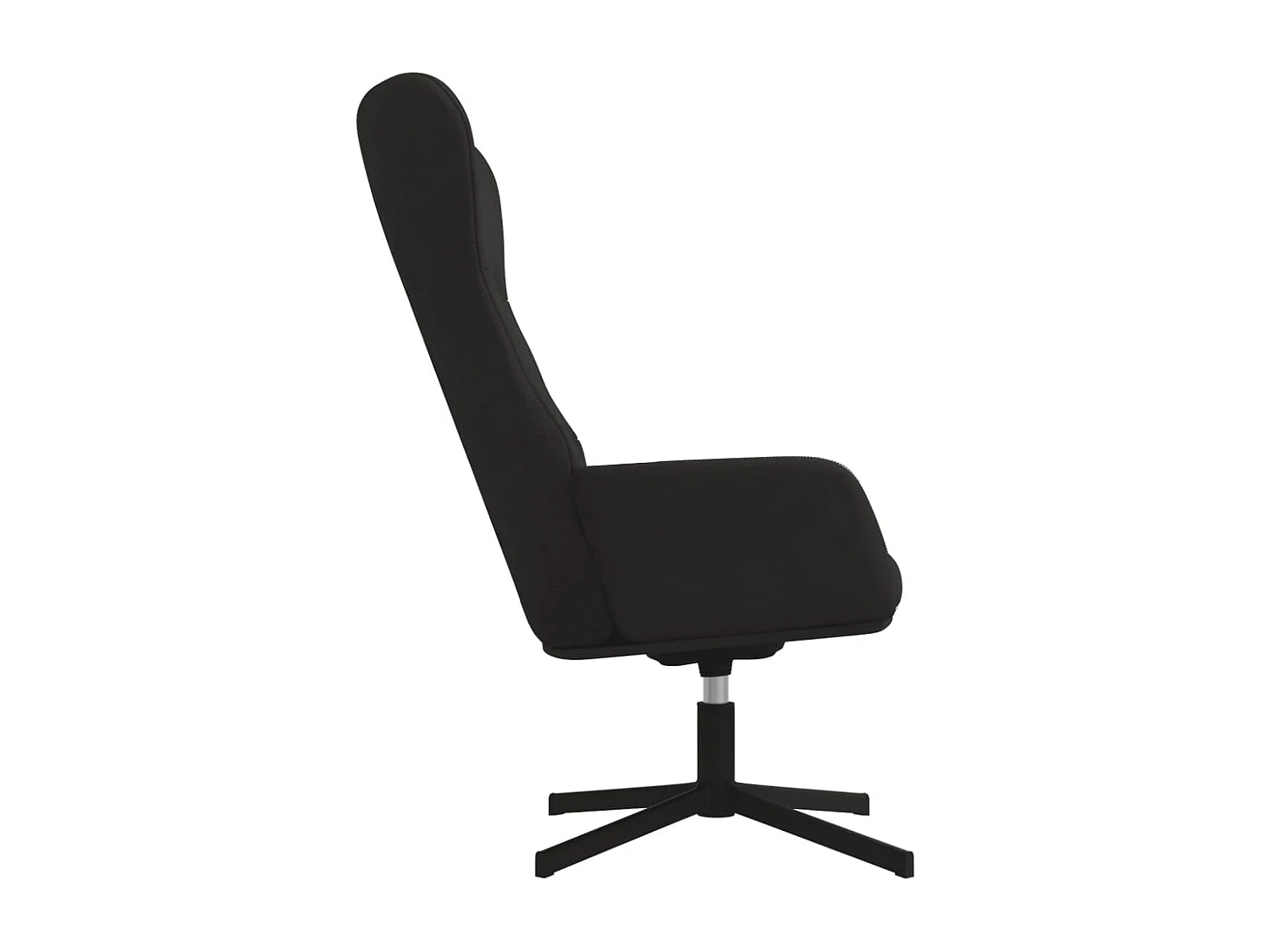 Chaise de relaxation-Fauteuil de Salon Noir Velours SHL4729