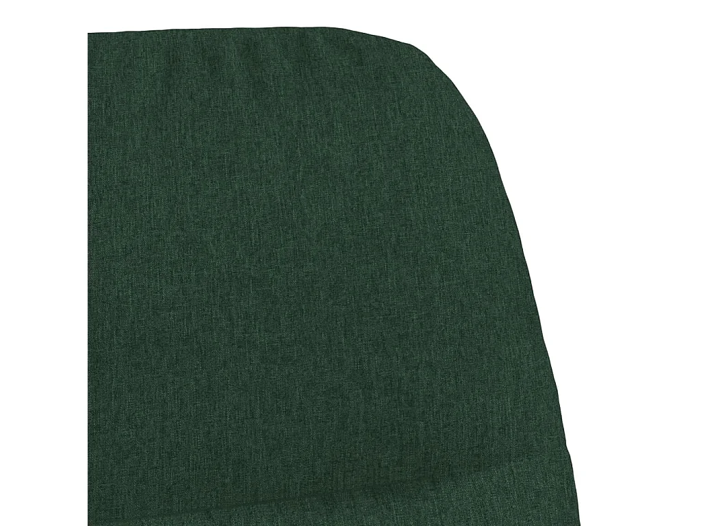 Chaise de relaxation-Fauteuil de Salon Vert foncé Tissu SHL3430
