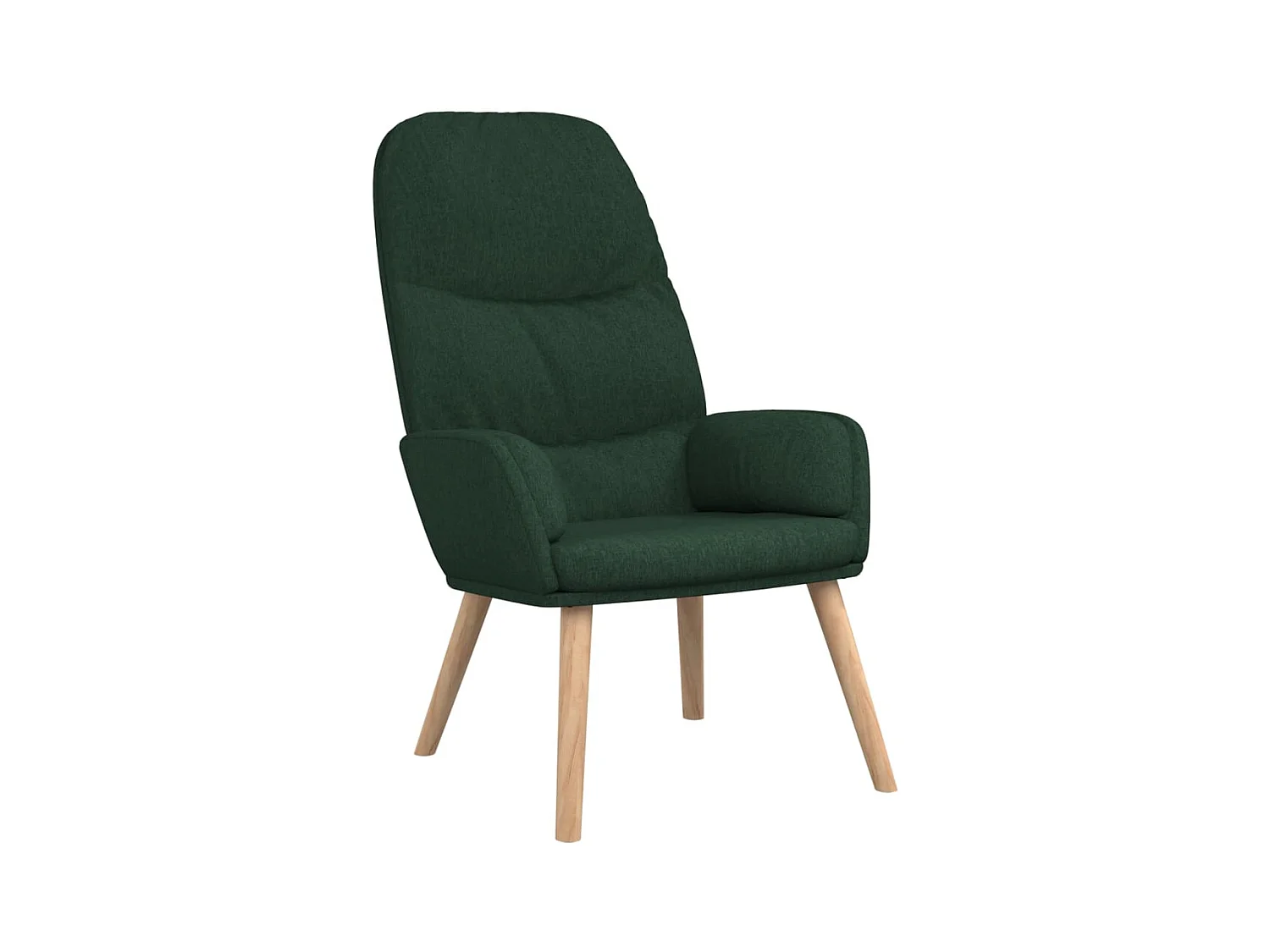 Sillón de relax | Silla de relax de tela verde oscuro SHL4840