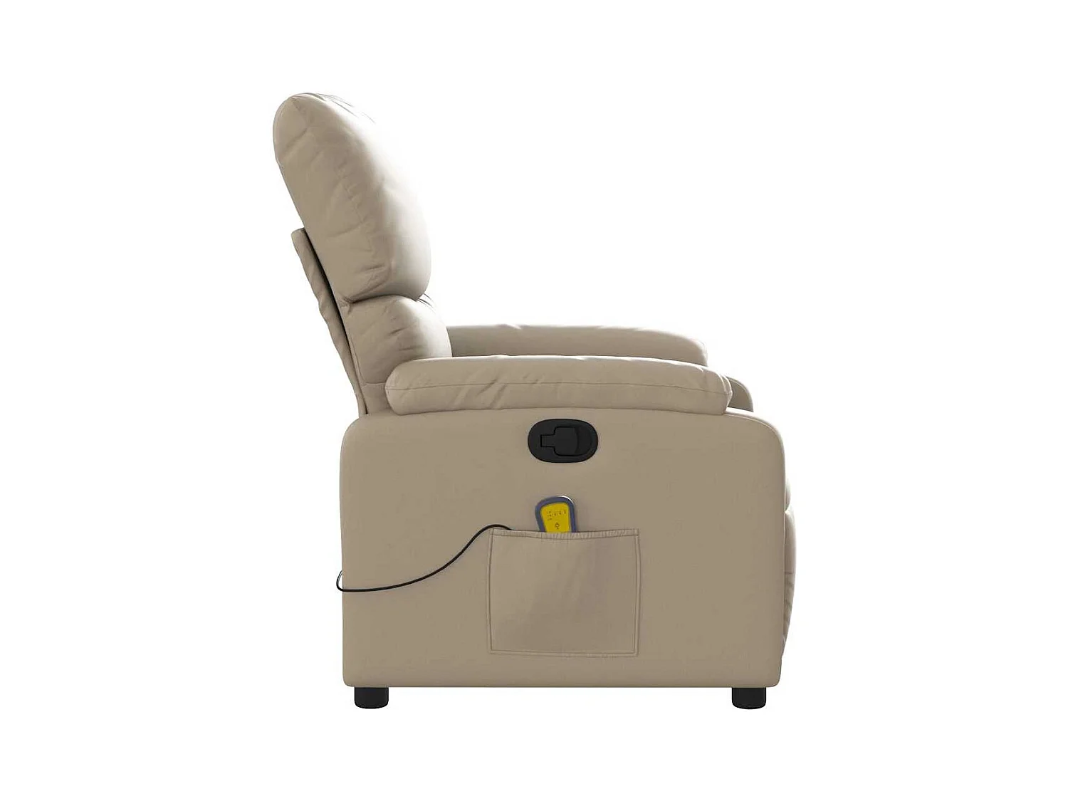 Sillón de salón | Silla | Sillón de masaje reclinable cuero sintético color capuchino SHL5814