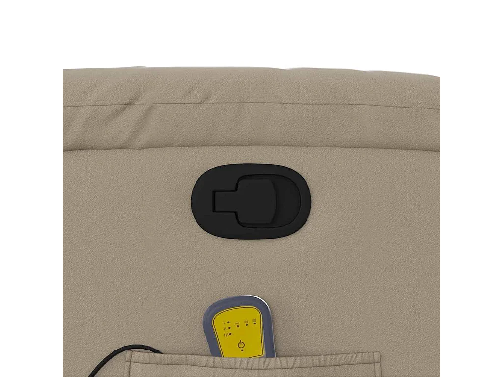 Sillón de salón | Silla | Sillón de masaje reclinable cuero sintético color capuchino SHL5814