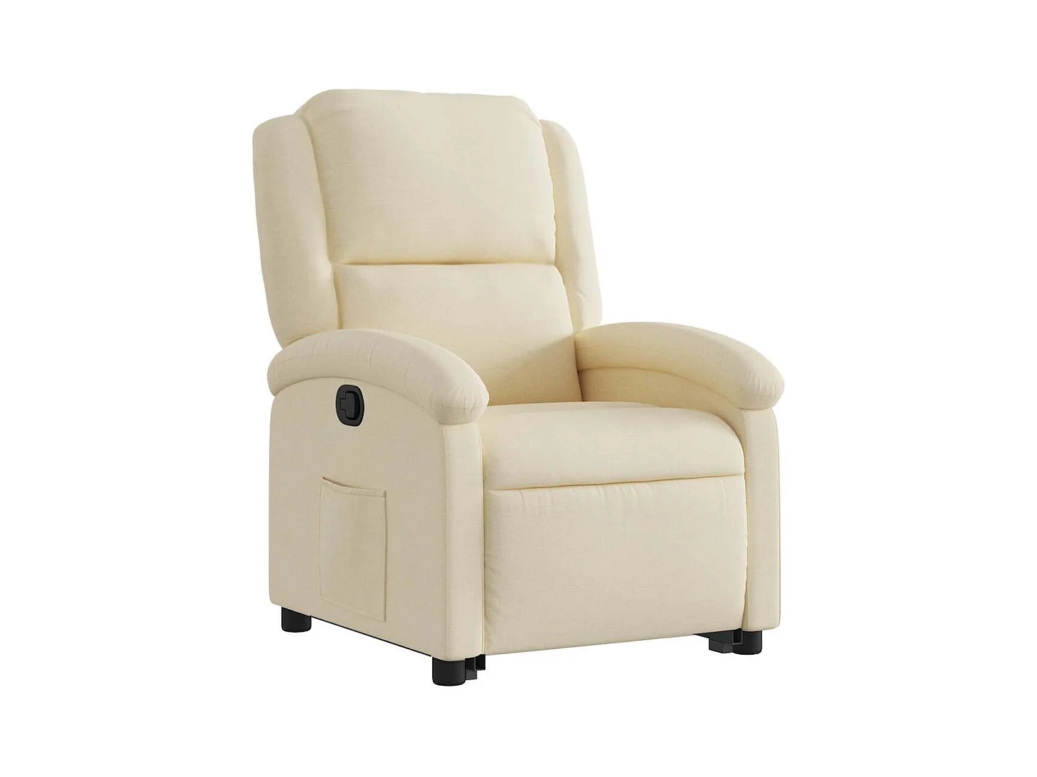 Sillón de relax | Sillón reclinable elevable de tela color crema SHL9740