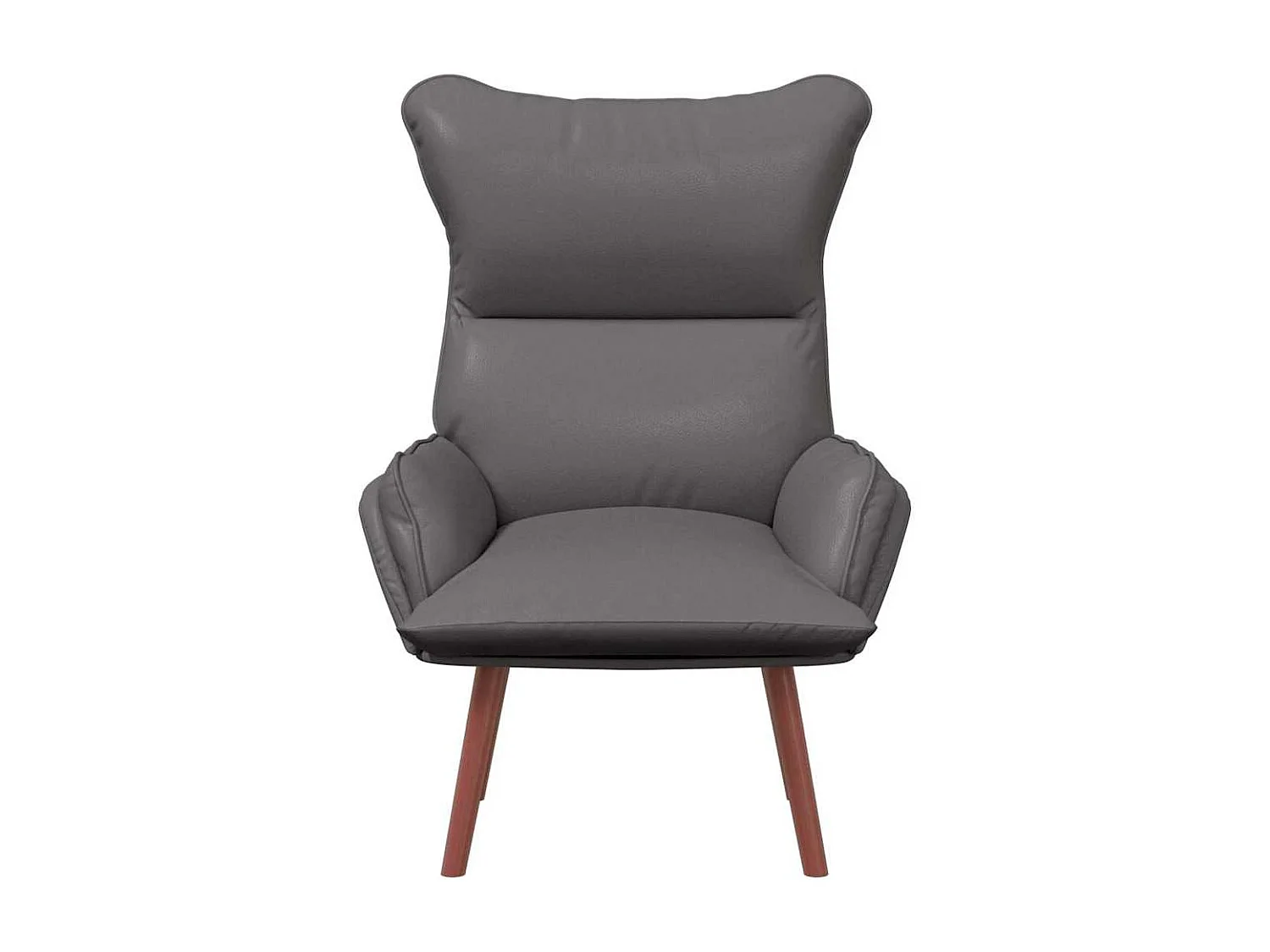 Relaxsessel | Lounge Sessel für Wohnzimmer Grau 69x74x93 cm Kunstleder SHL24884