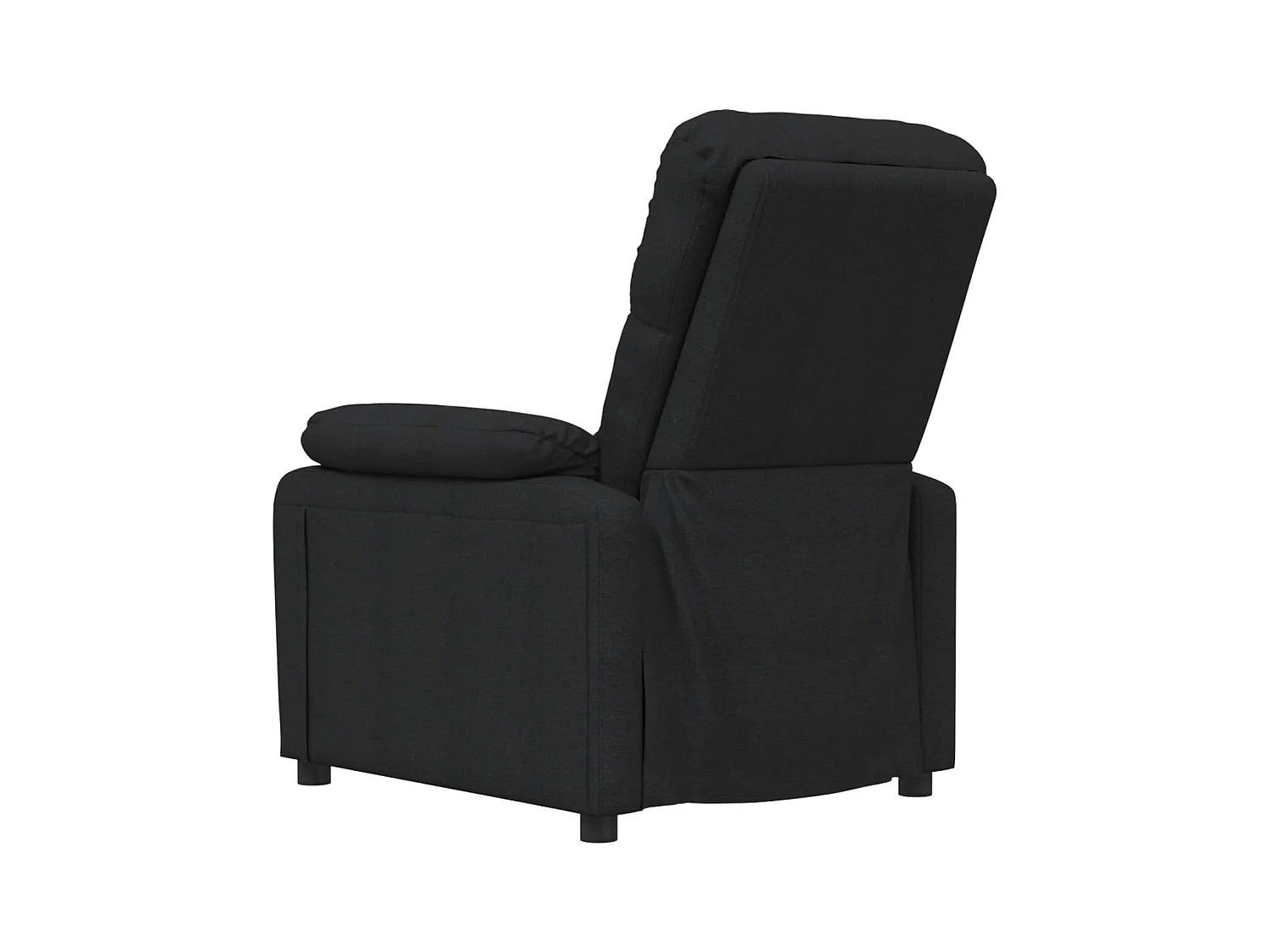 Sillón de relax | Silla | Sillón reclinable de tela negro SHL8724