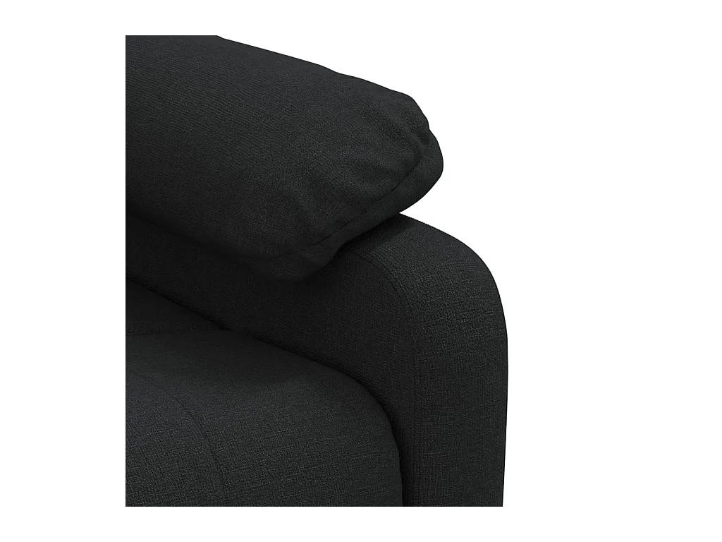 Sillón de relax | Silla | Sillón reclinable de tela negro SHL8724