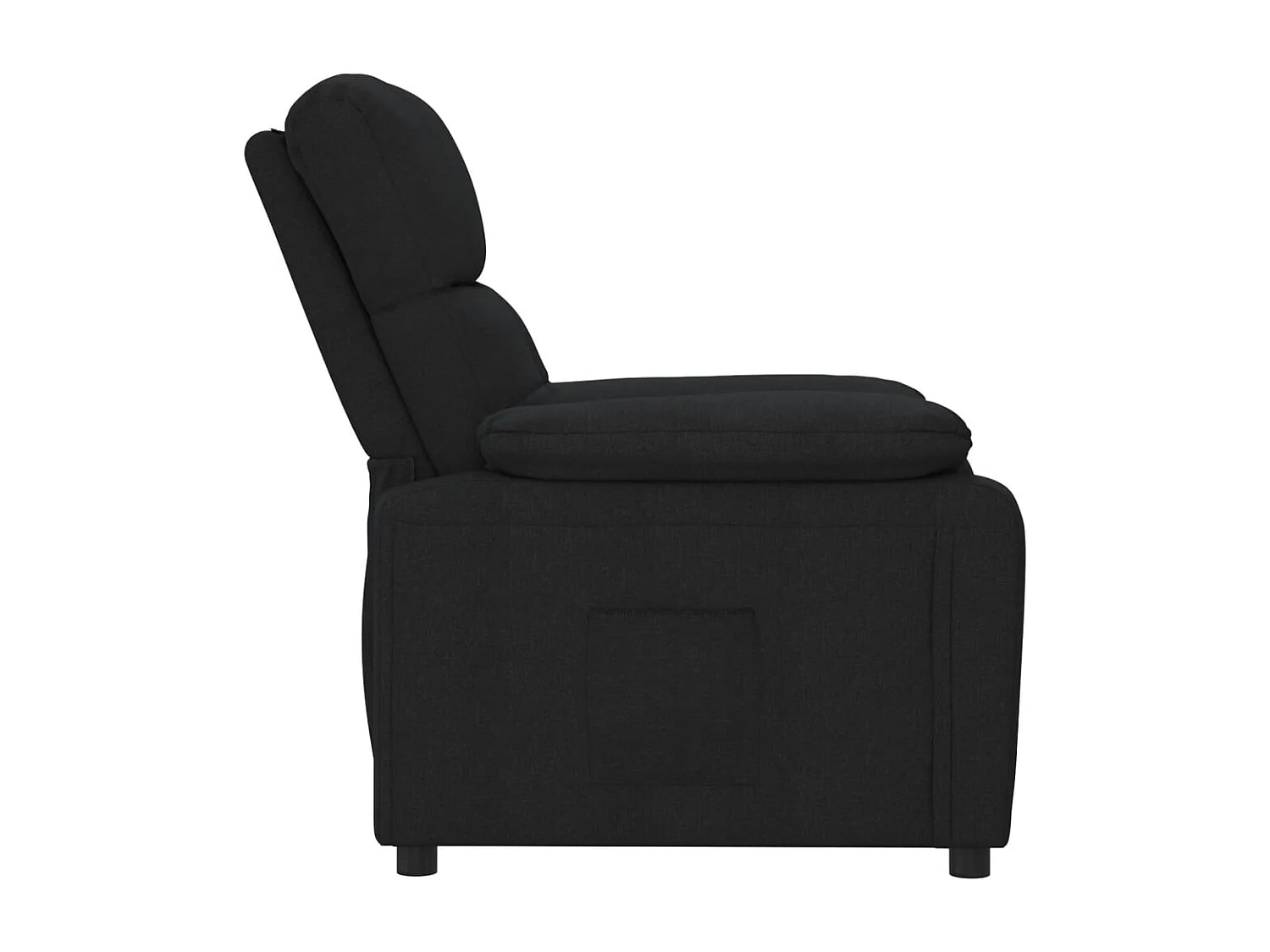 Relaxsessel | Lounge Sessel für Wohnzimmer Schwarz Stoff SHL96250