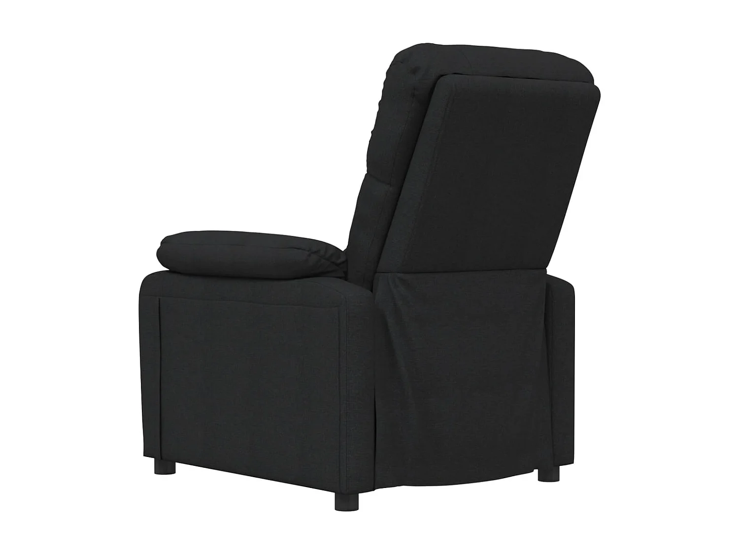 Relaxsessel | Lounge Sessel für Wohnzimmer Schwarz Stoff SHL96250