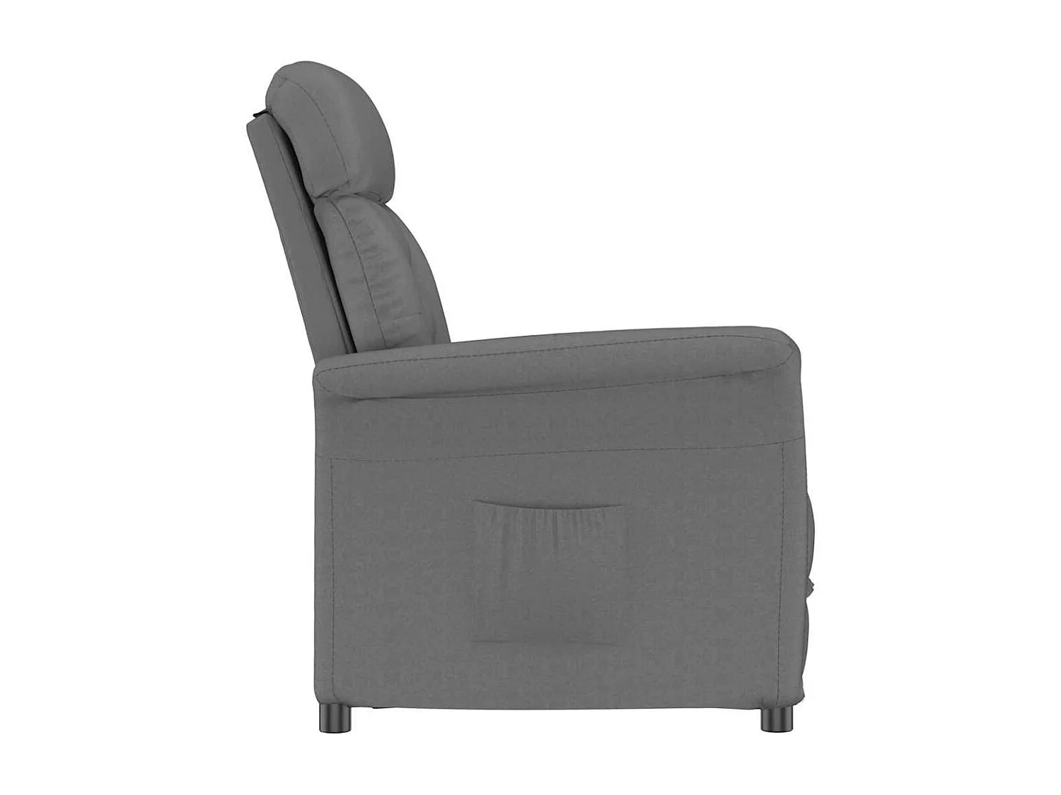 Recliner Sessel Dunkelgrau Dunkelgrau 70.5x96.5x95 cm Stoff SHL64535