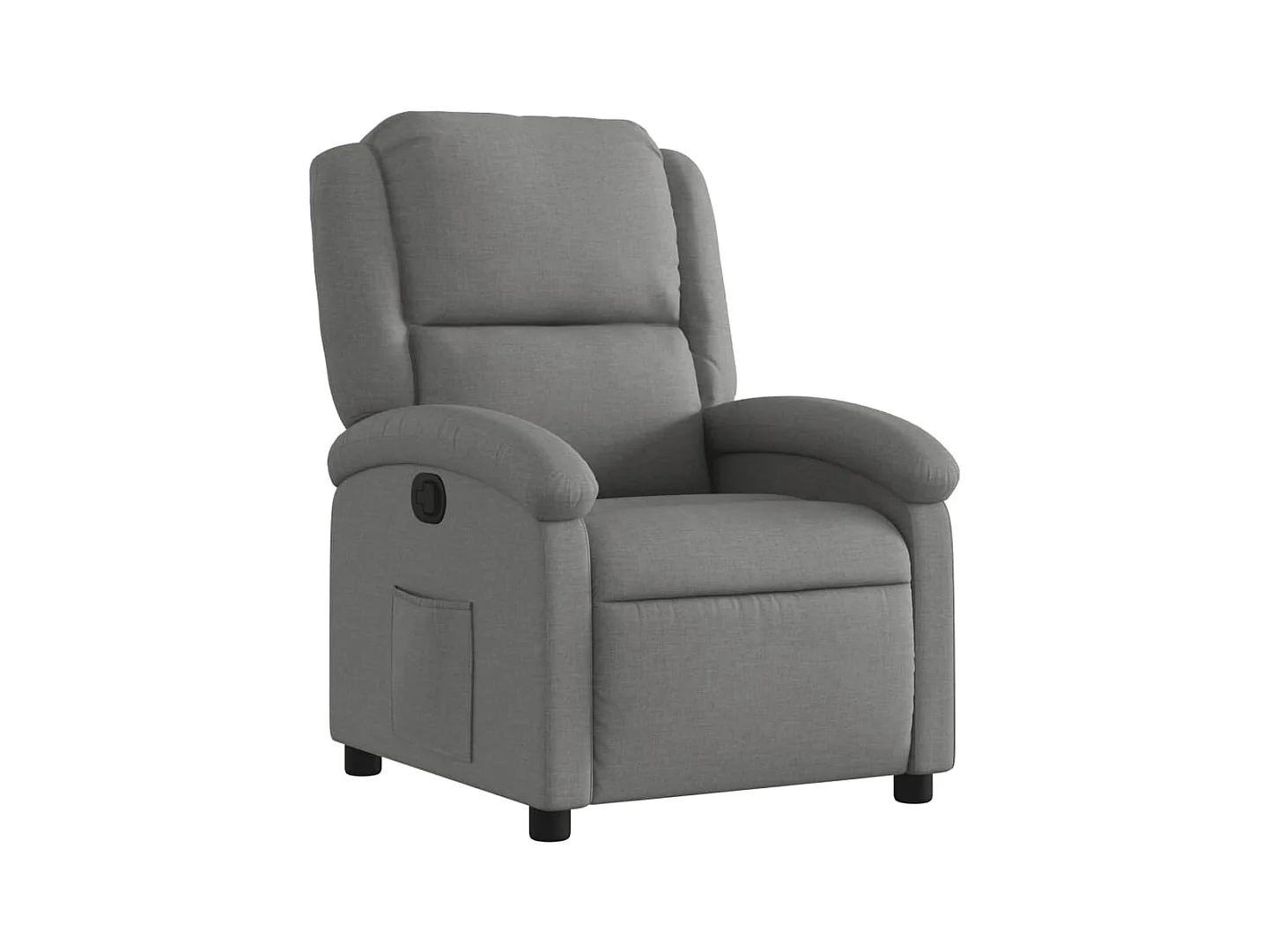Fauteuil inclinable-Fauteuil salon Gris foncé Tissu SHL1324