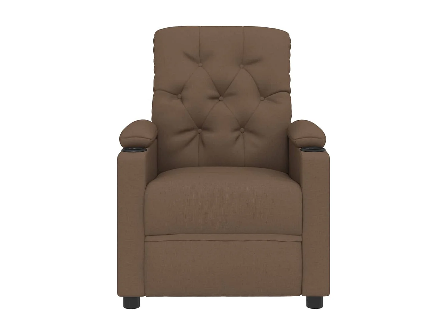 Sillón de relax | Silla | Sillón reclinable eléctrico de tela marrón SHL3626
