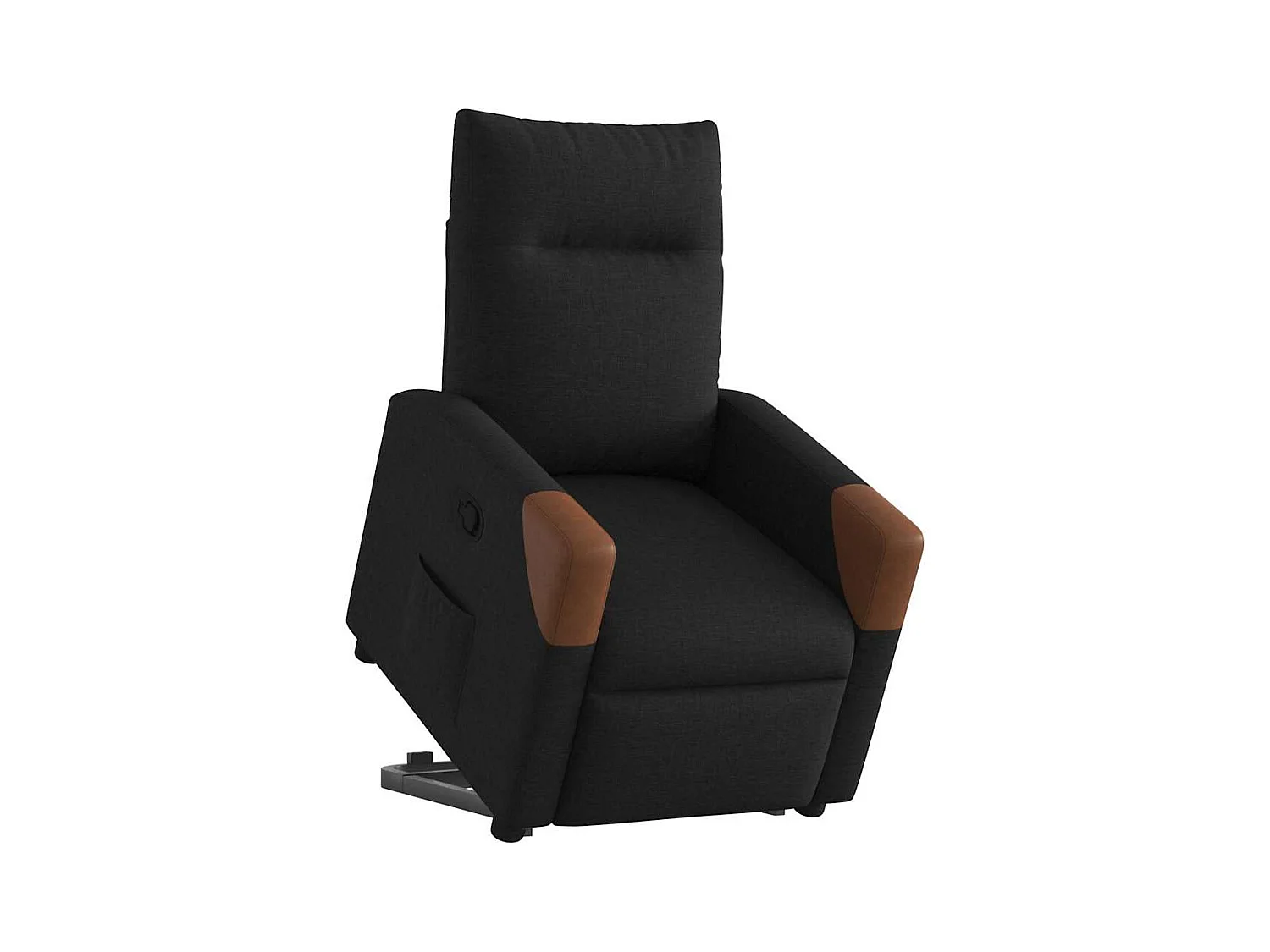 Sillón de relax | Silla | Sillón reclinable elevable tela negro SHL9388