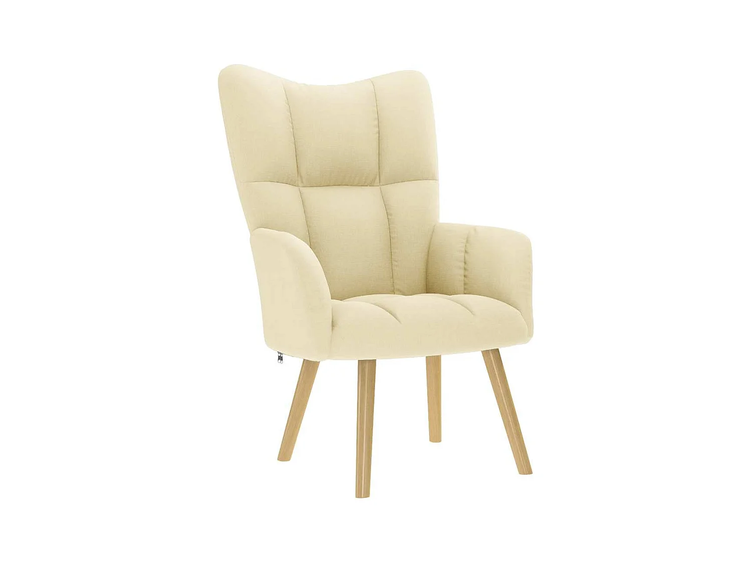 Sillón de relax | Silla de relax de tela color crema SHL3471