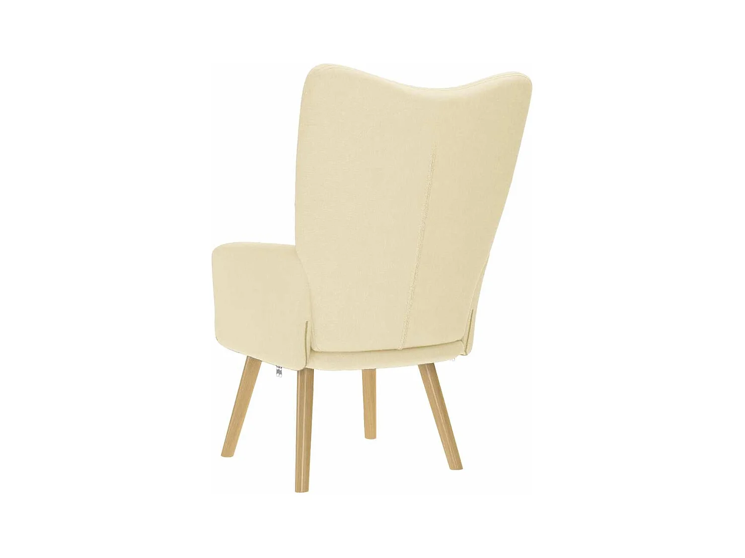 Sillón de relax | Silla de relax de tela color crema SHL3471