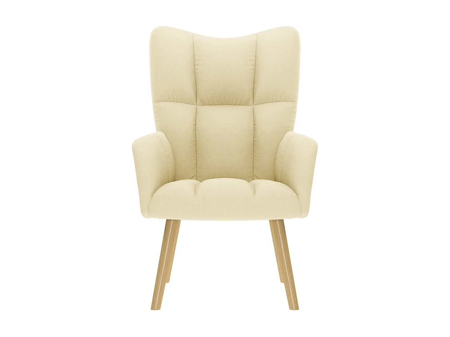 Relaxsessel-Lounge Sessel indoor Creme Stoff SHL15418