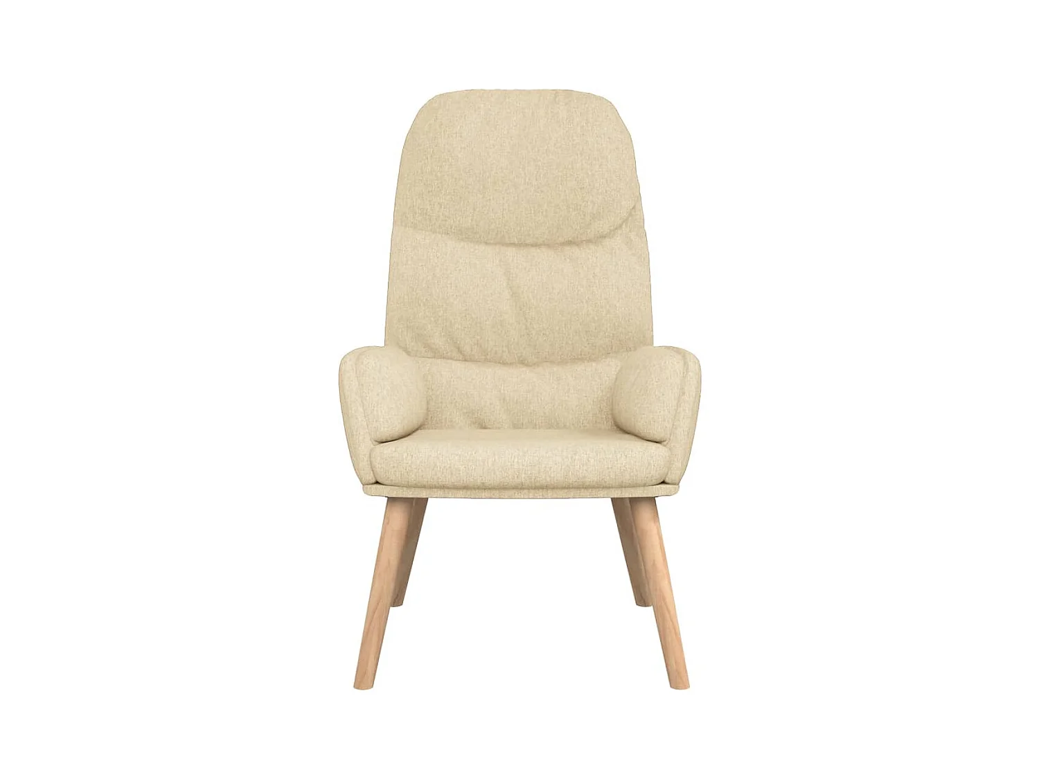 Sillón de relax | Silla de relax de tela crema SHL4121