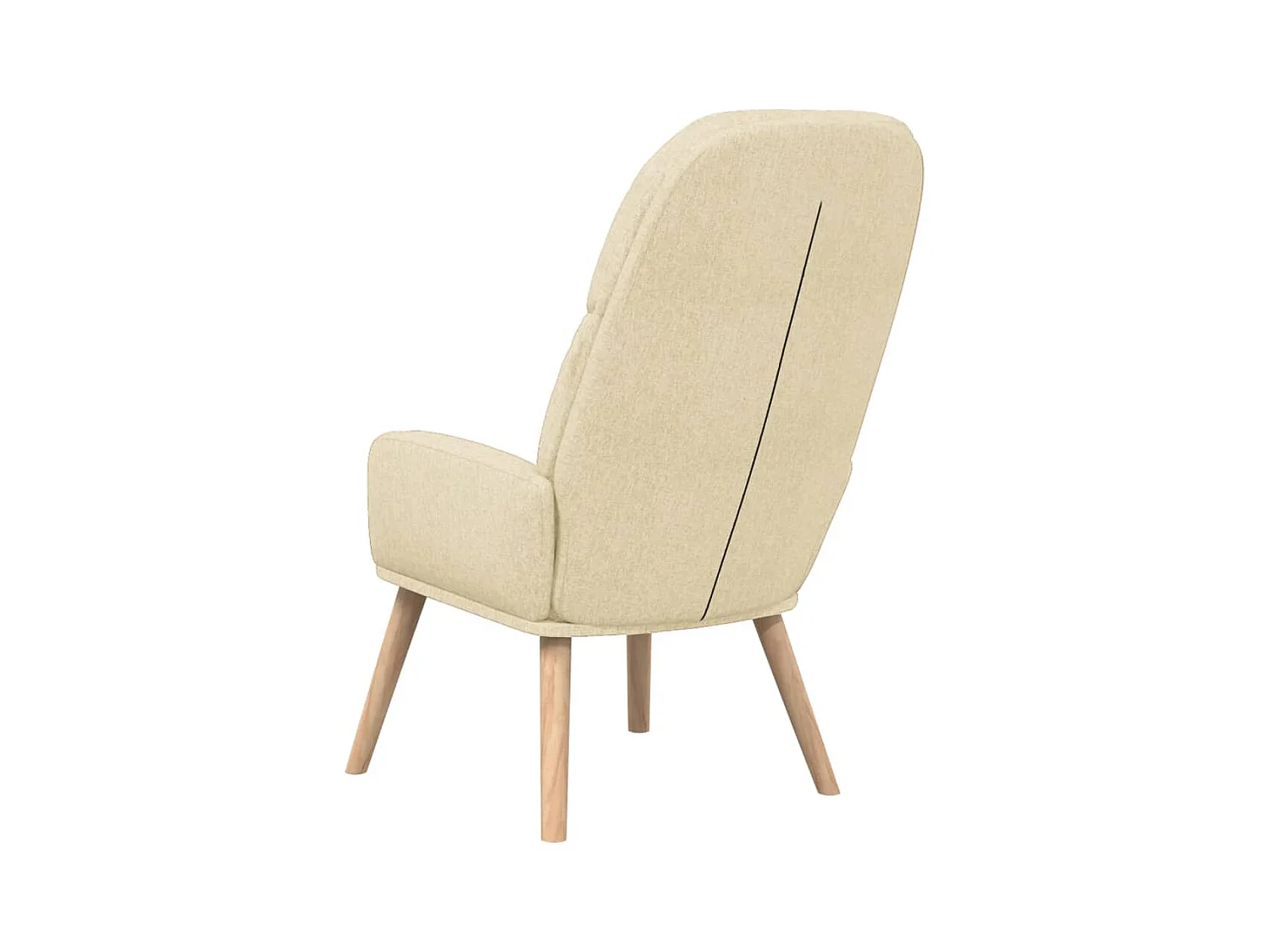 Sillón de relax | Silla de relax de tela crema SHL4121