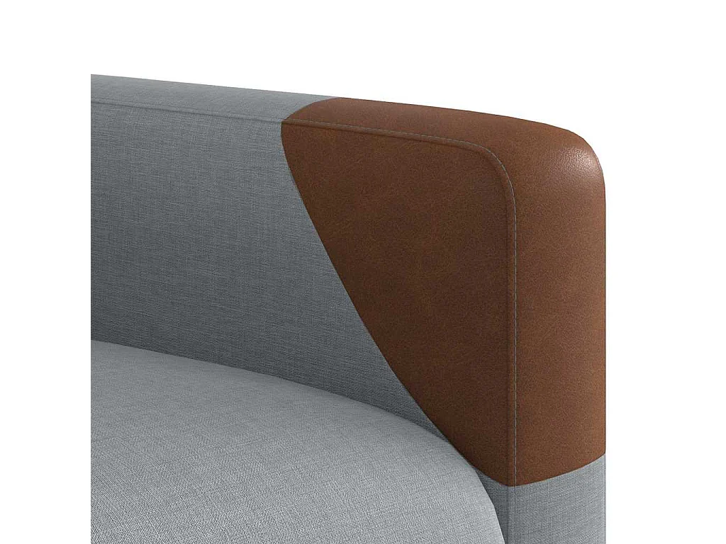 Poltrona Reclinável | Poltrona Confortável Relax tecido cinzento-claro SHL471449