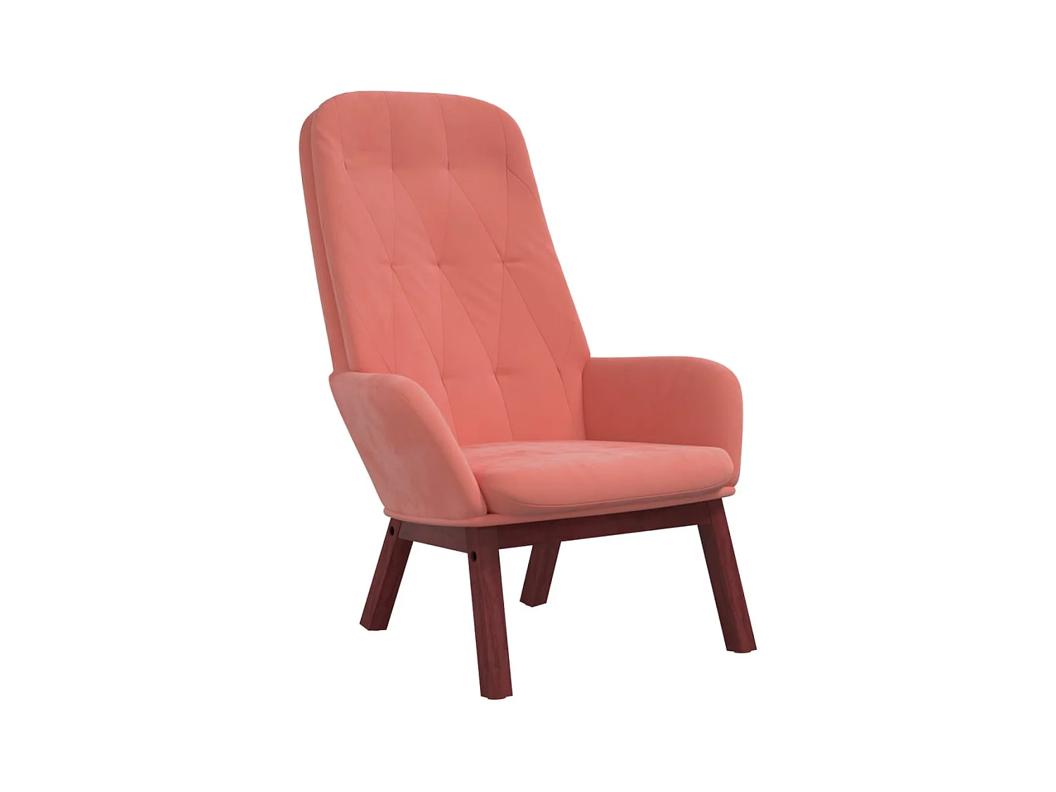 Sillón de relax | Silla de relax de terciopelo rosa SHL3434
