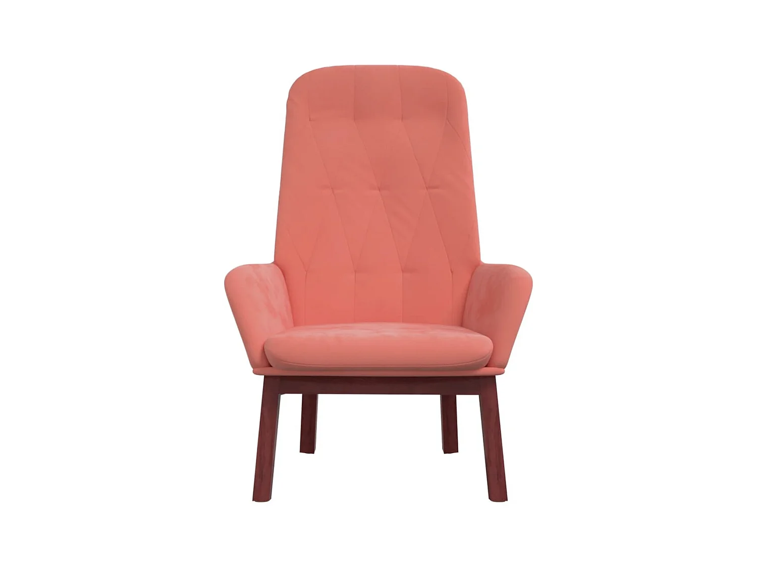 Sillón de relax | Silla de relax de terciopelo rosa SHL3434