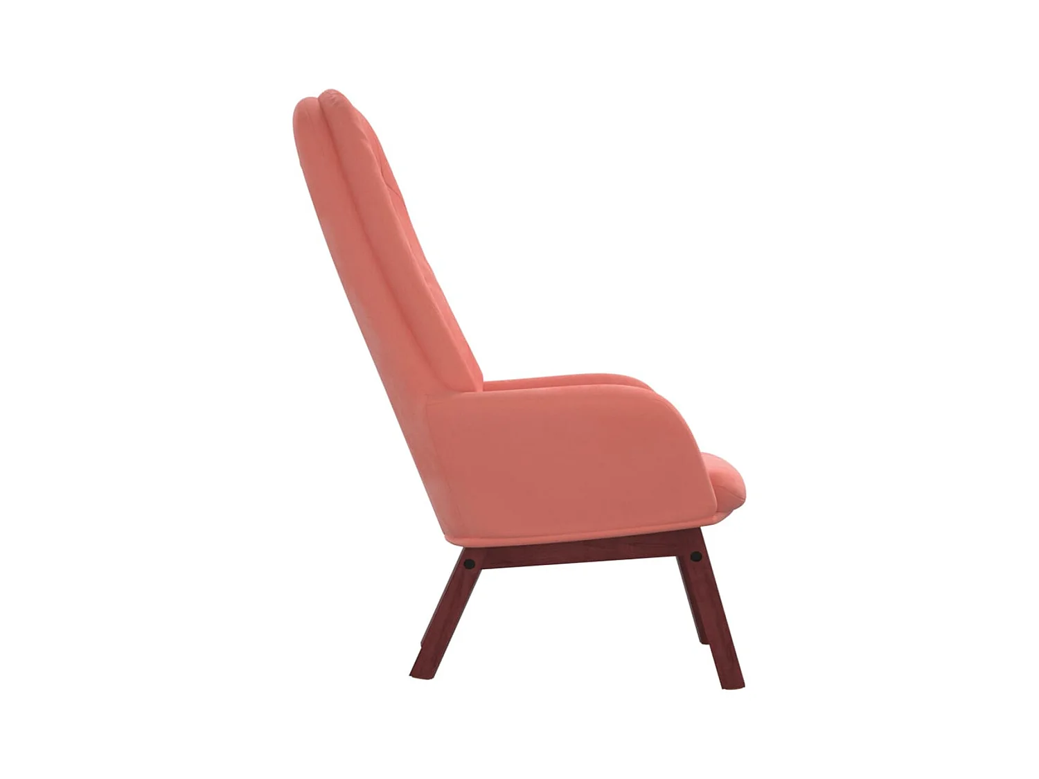 Sillón de relax | Silla de relax de terciopelo rosa SHL3434