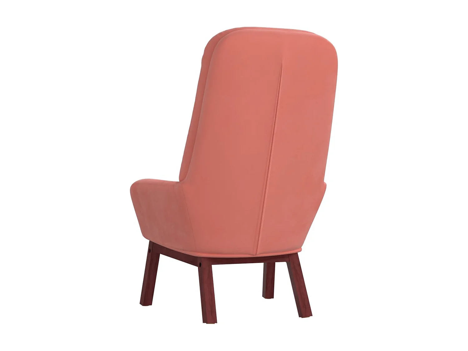 Relaxsessel | Lounge Sessel Rosa Samt SHL12511