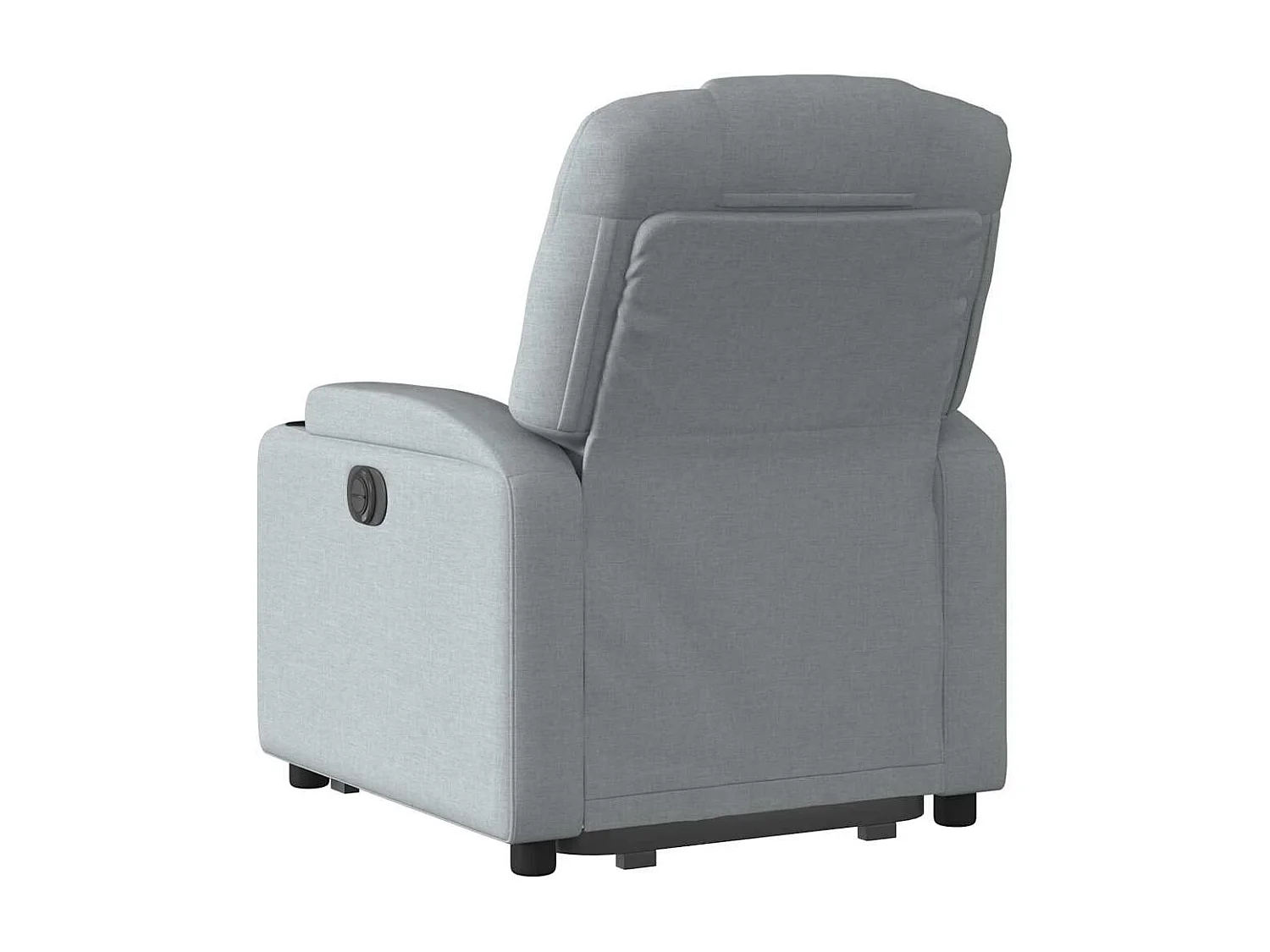 Fauteuil inclinable-Chaise de relax-Fauteuil TV Gris clair Tissu SHL5054
